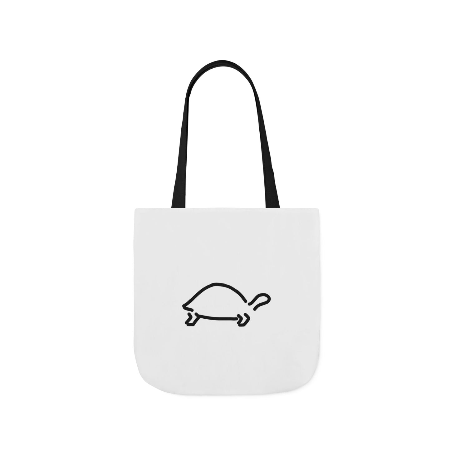 Cute Tortoise Canvas Tote Bag with 5-Color Straps - T.O.R. Toise Design