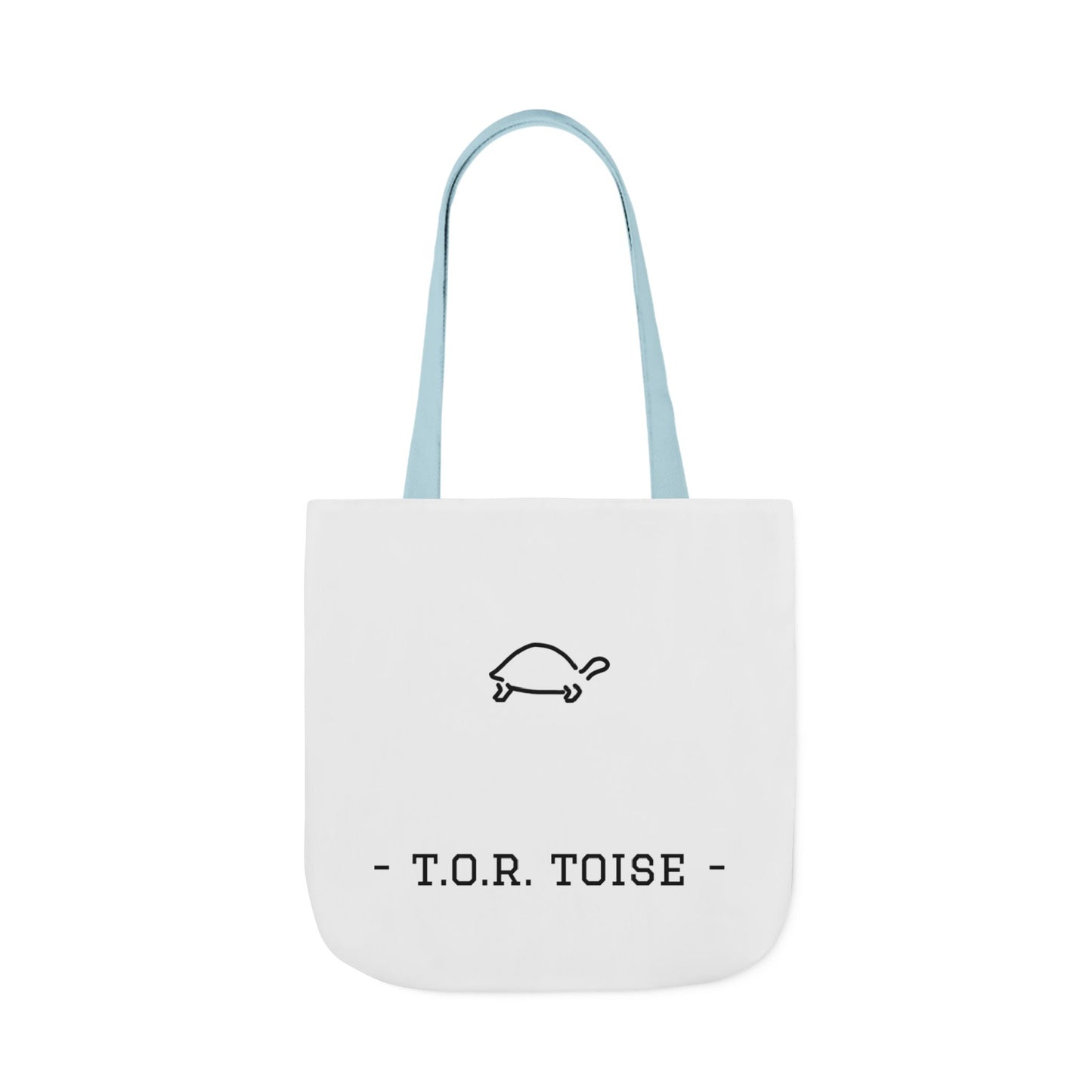 Cute Tortoise Canvas Tote Bag with 5-Color Straps - T.O.R. Toise Design