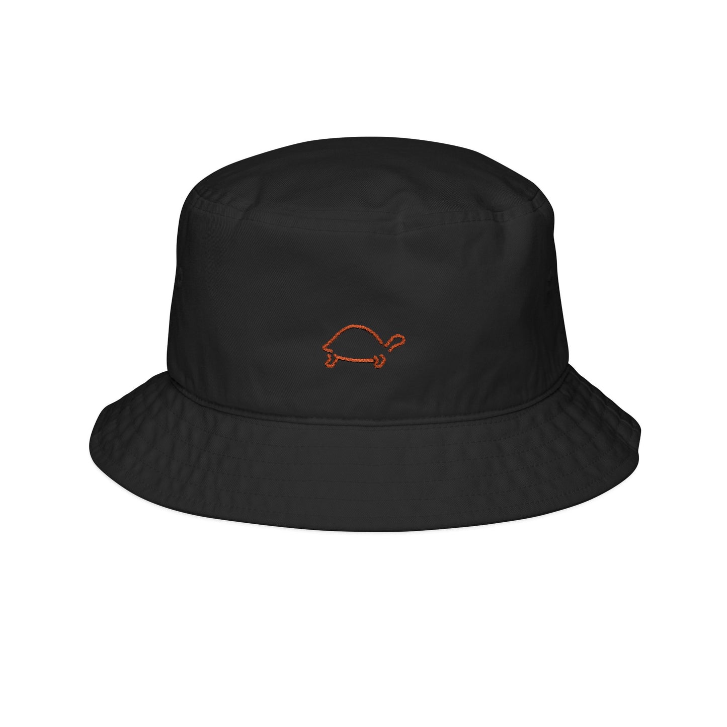 Embroidered Orange Turtle Bucket Hat - Stylish Sun Protection for Beach Lovers for Trendy Outdoor Vibes
