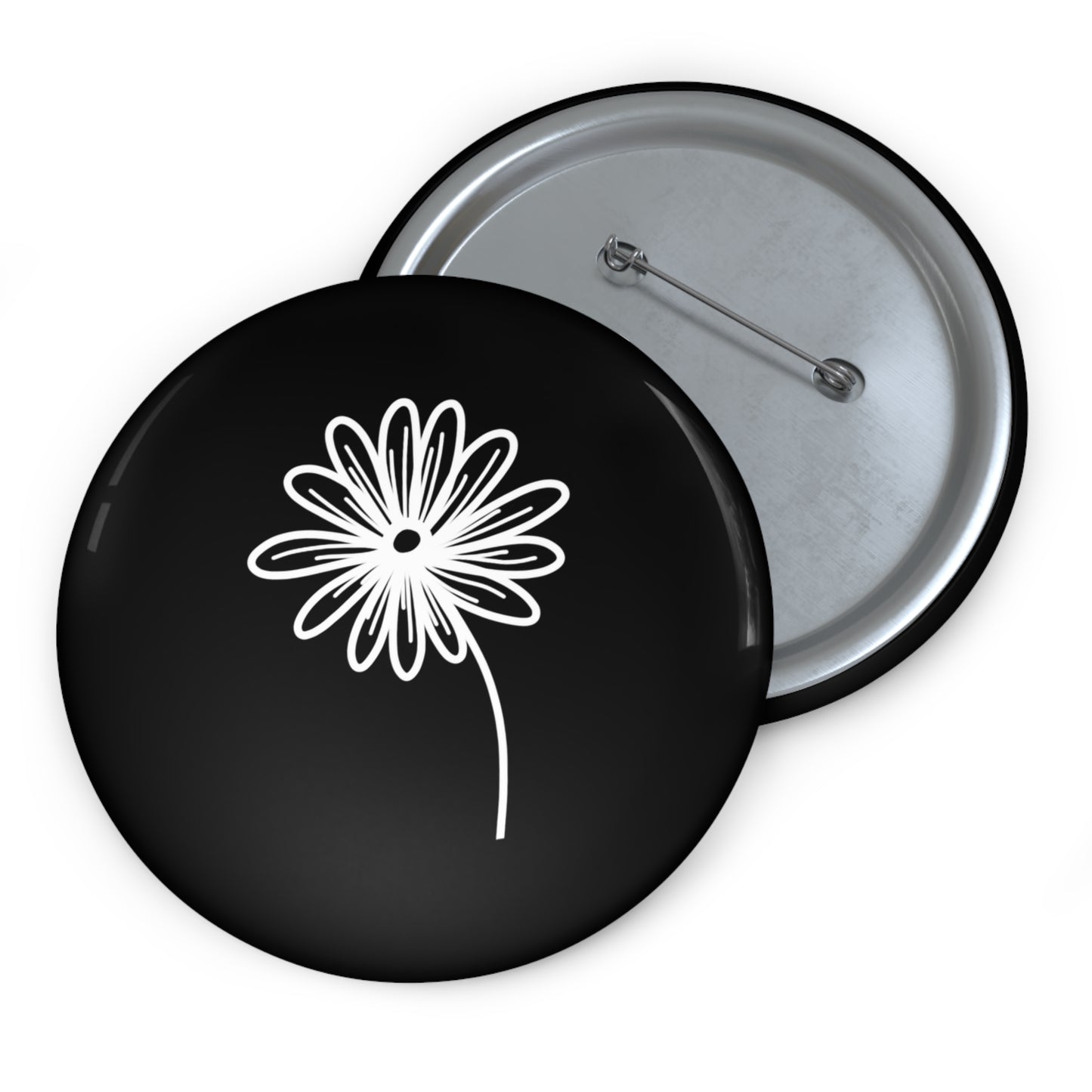 Black Pin Button - Old Wounds and Forever Afters Merch