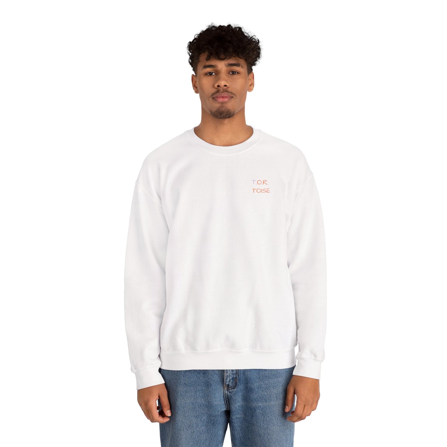 Cozy Unisex Crewneck Sweatshirt - Minimalist Tortoise Design