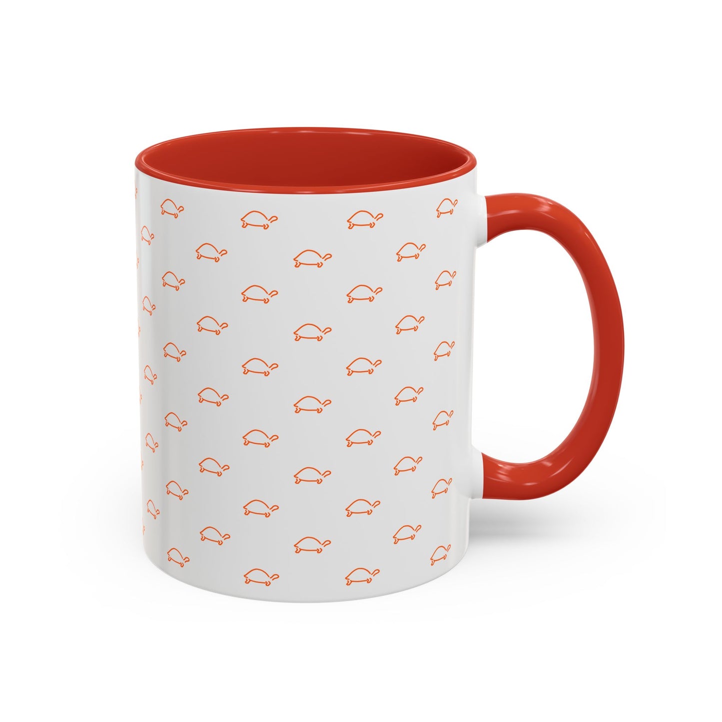 Cute Orange Tortoise Accent Coffee and tea Mug