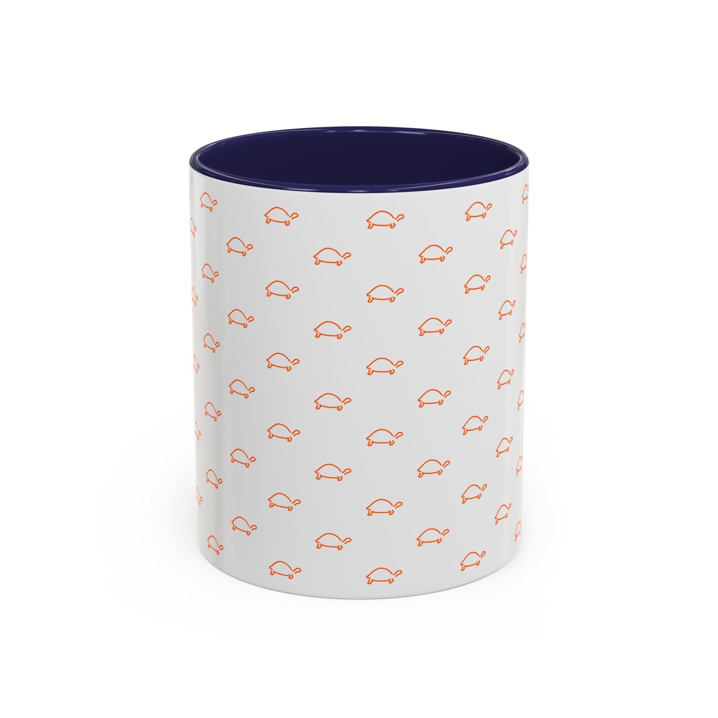 Cute Orange Tortoise Accent Coffee and tea Mug