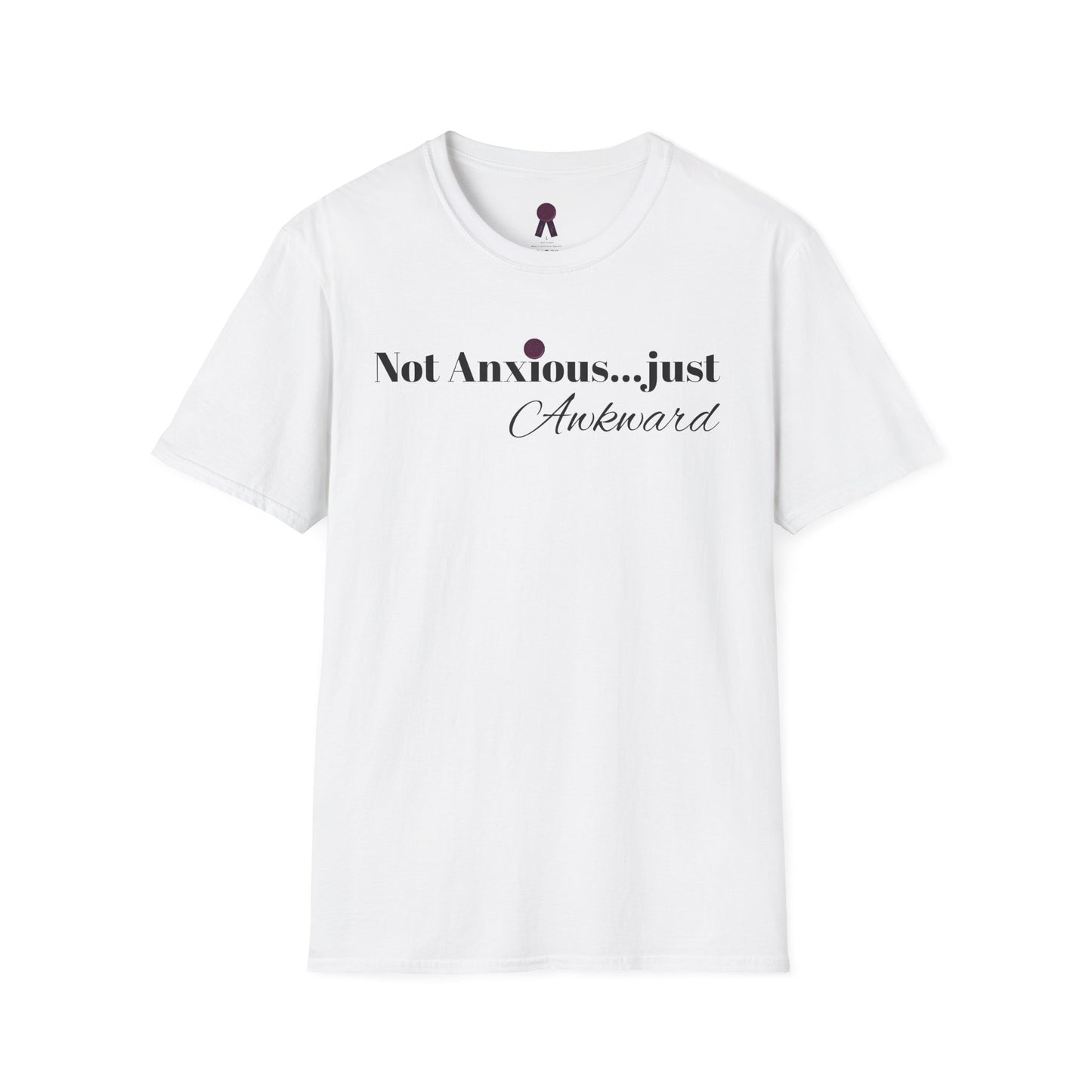 "Not Anxious...just Awkward" Unisex Softstyle T-Shirt - Casual Tee