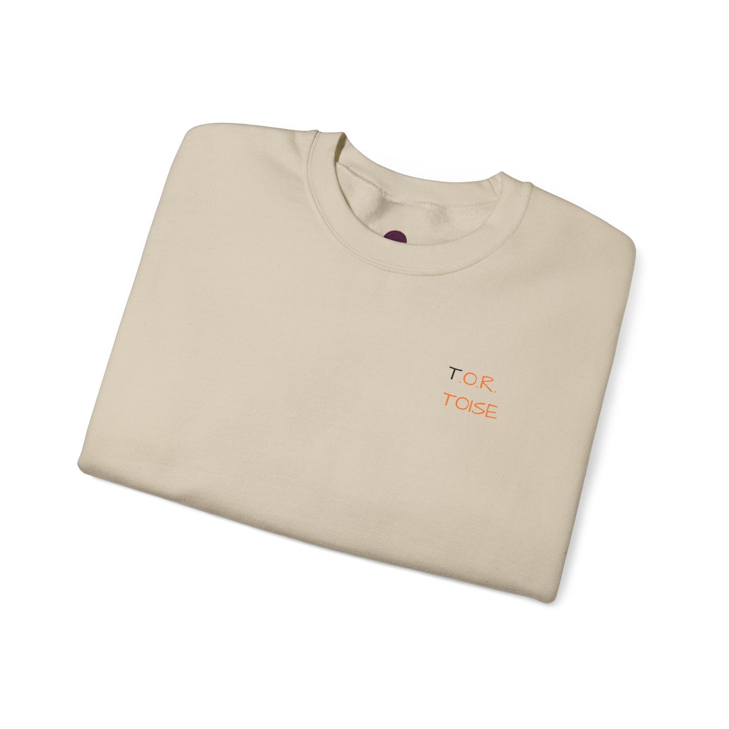 Cozy Unisex Crewneck Sweatshirt - Minimalist Tortoise Design
