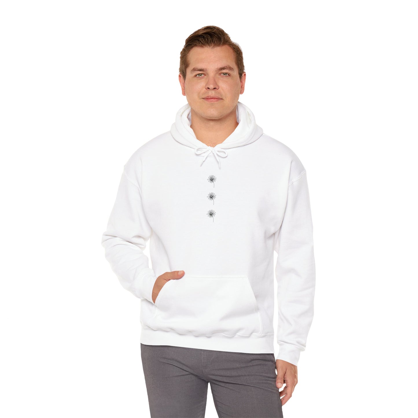 White Daisy Hoodie - Old Wounds and Forever Afters Merch