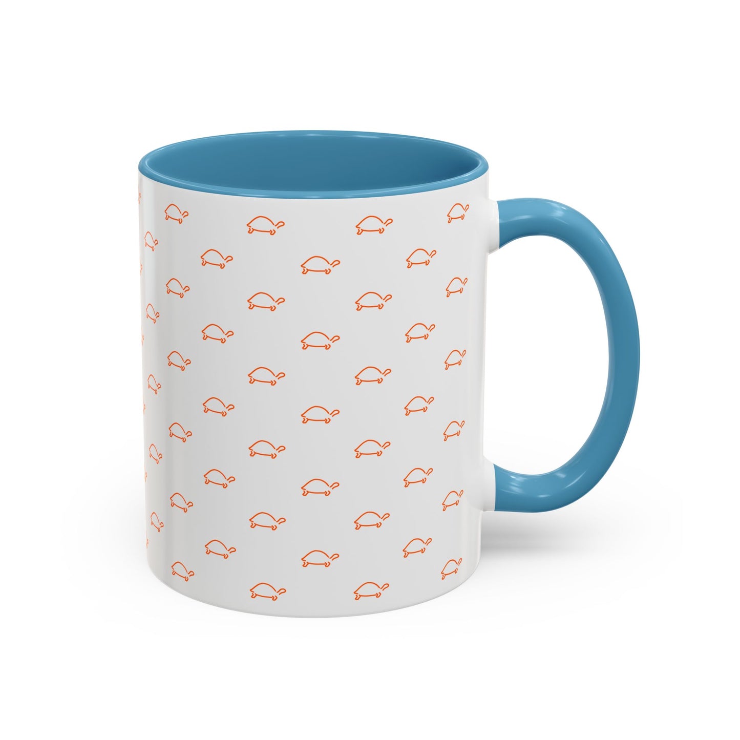 Cute Orange Tortoise Accent Coffee and tea Mug