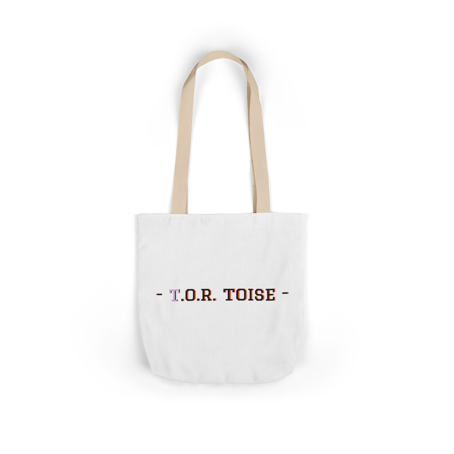 Stylish Canvas Tor Toise Tote Bag with 5-Color Straps - Perfect for Everyday Use