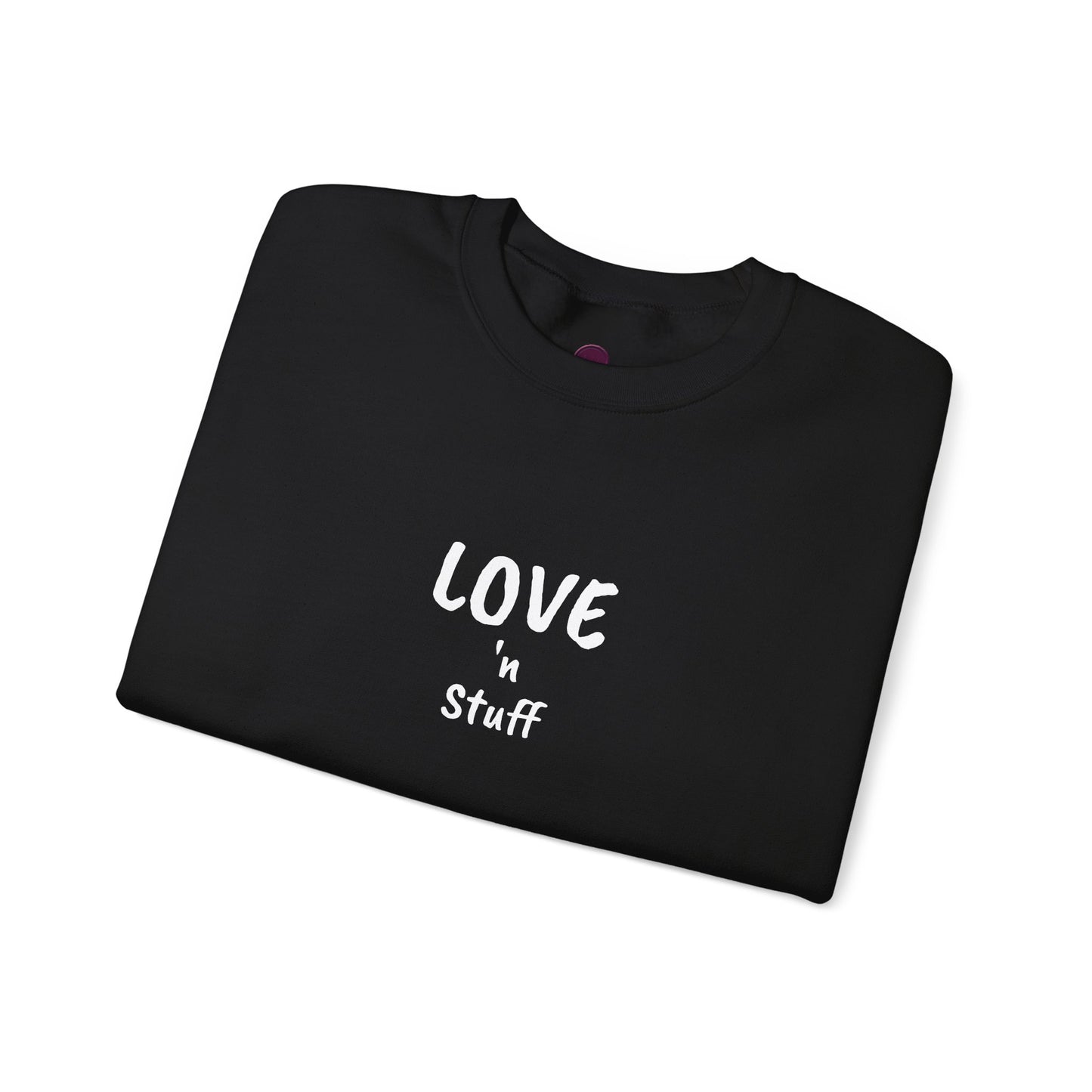Unisex "Love 'n Stuff" Crewneck Sweatshirt - Cozy Casualwear for Everyday Comfort