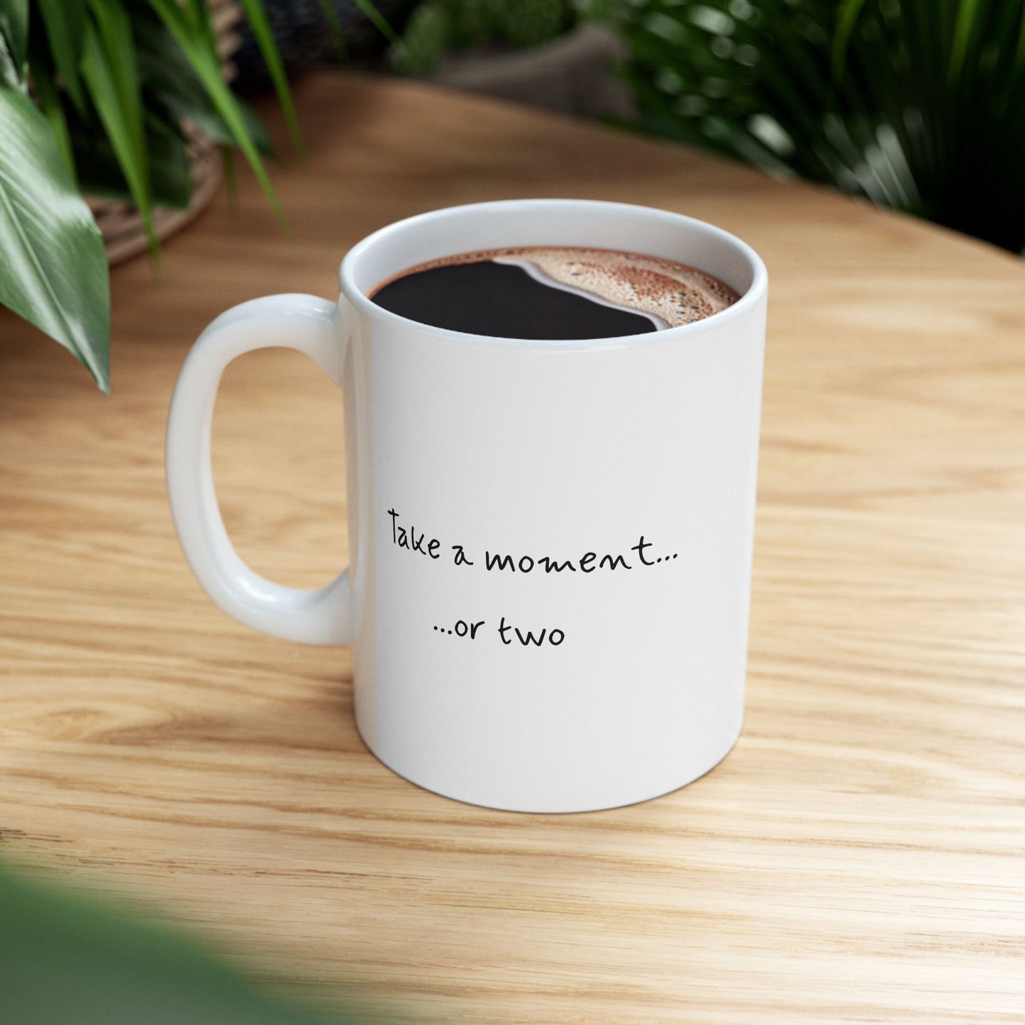 Thoughtful Ceramic Coffee Mug – Inspirational Gift for Coffee Lovers, Unique Tea Cup, Motivational Drinkware, Fun Home Decor, Birthdays