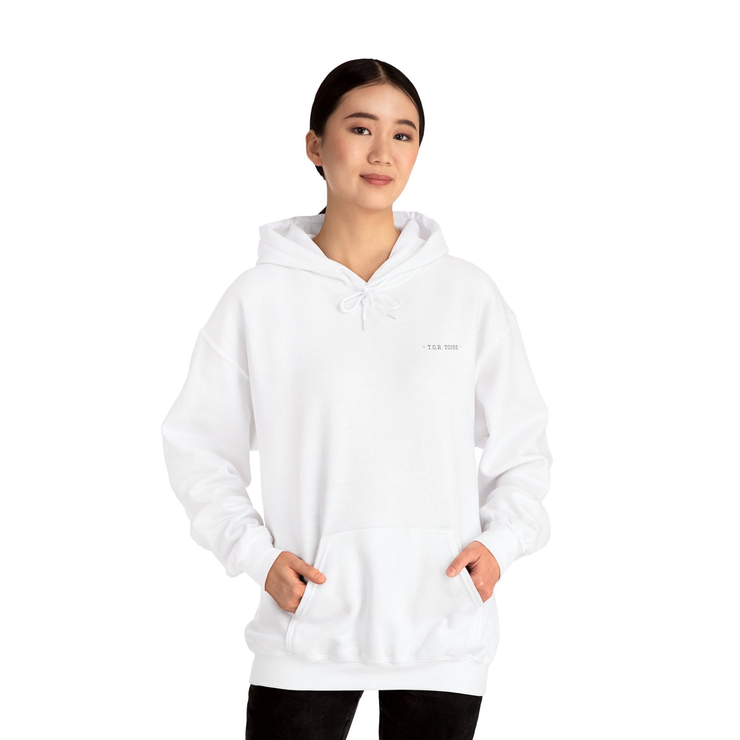 Minimalist Unisex Heavy Blend Hoodie - Cozy Essential for Every Season