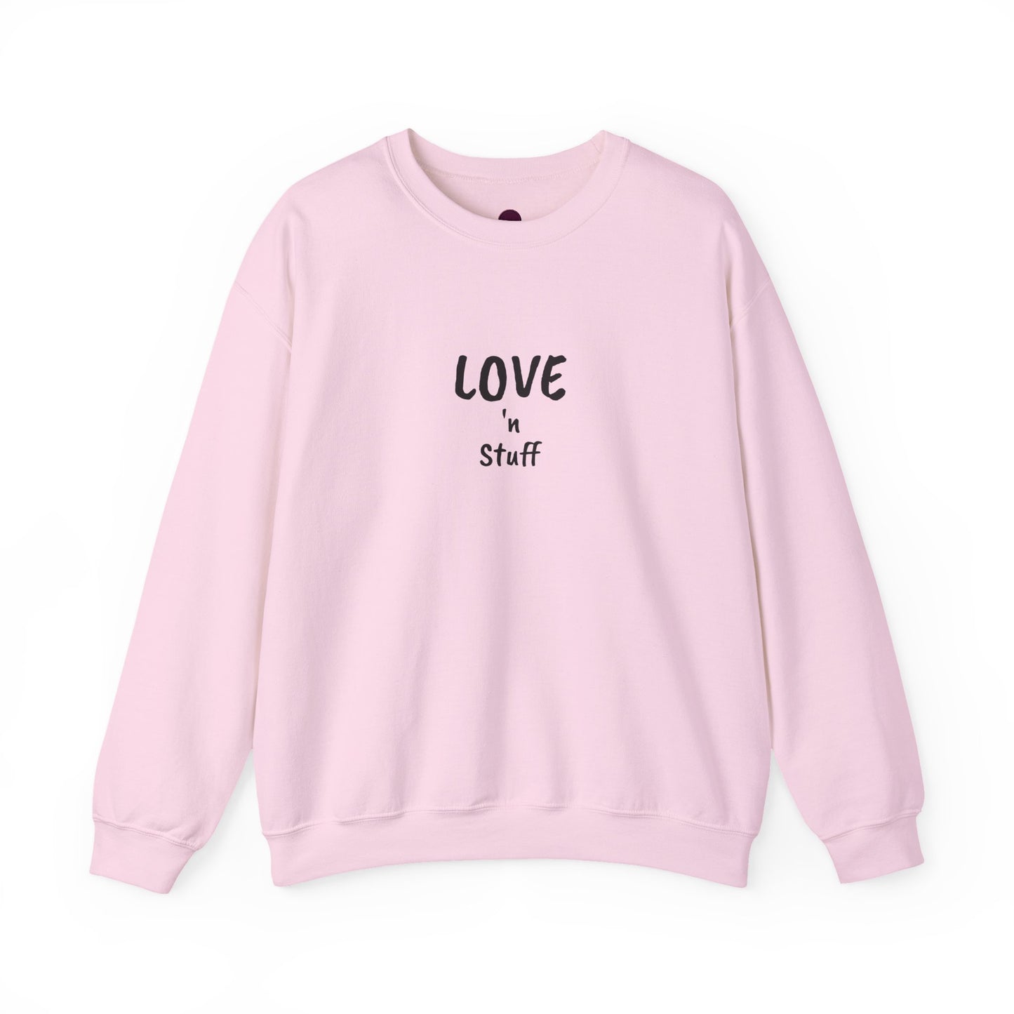 Unisex "Love 'n Stuff" Crewneck Sweatshirt - Cozy Casualwear for Everyday Comfort