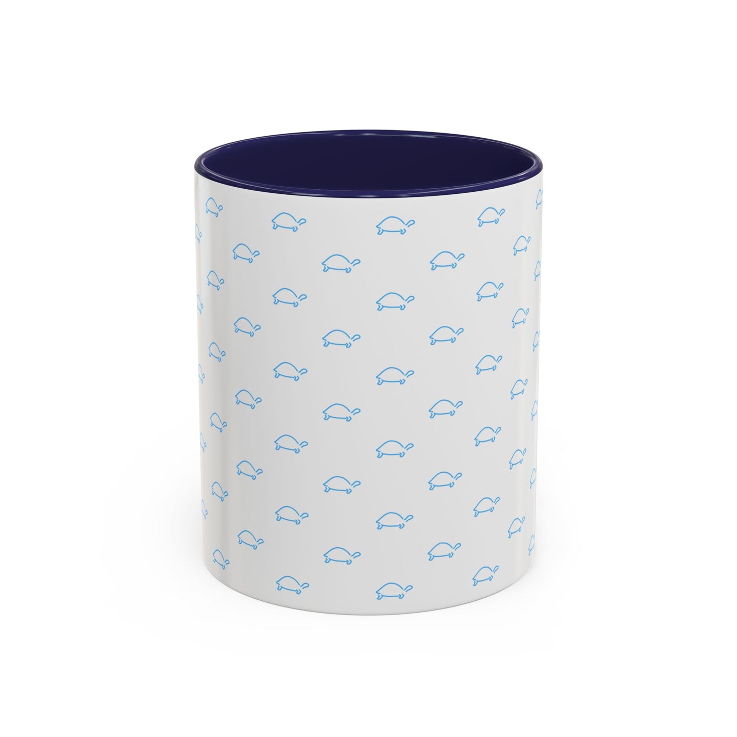Cute Blue Tortoise Accent Coffee and tea Mug