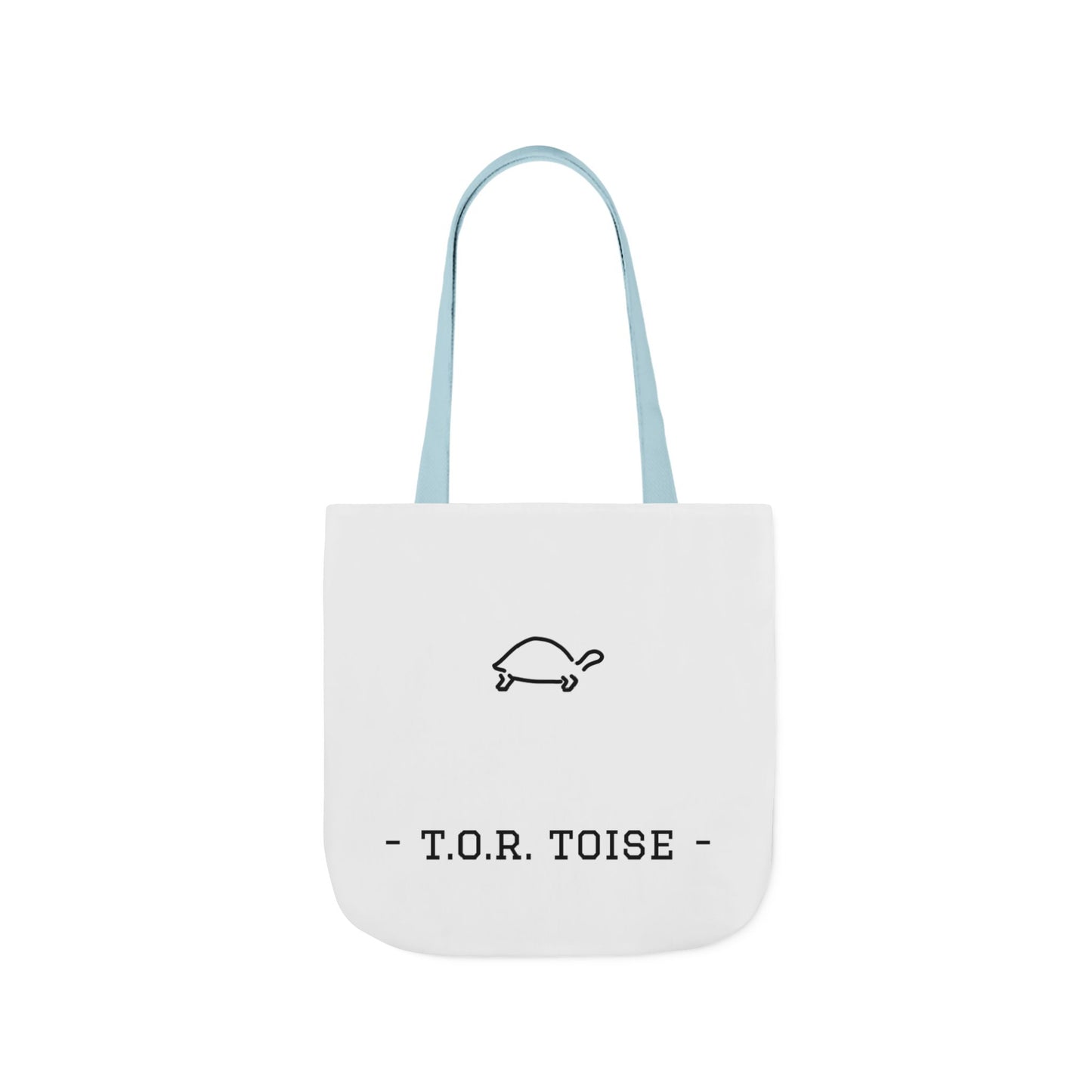 Cute Tortoise Canvas Tote Bag with 5-Color Straps - T.O.R. Toise Design