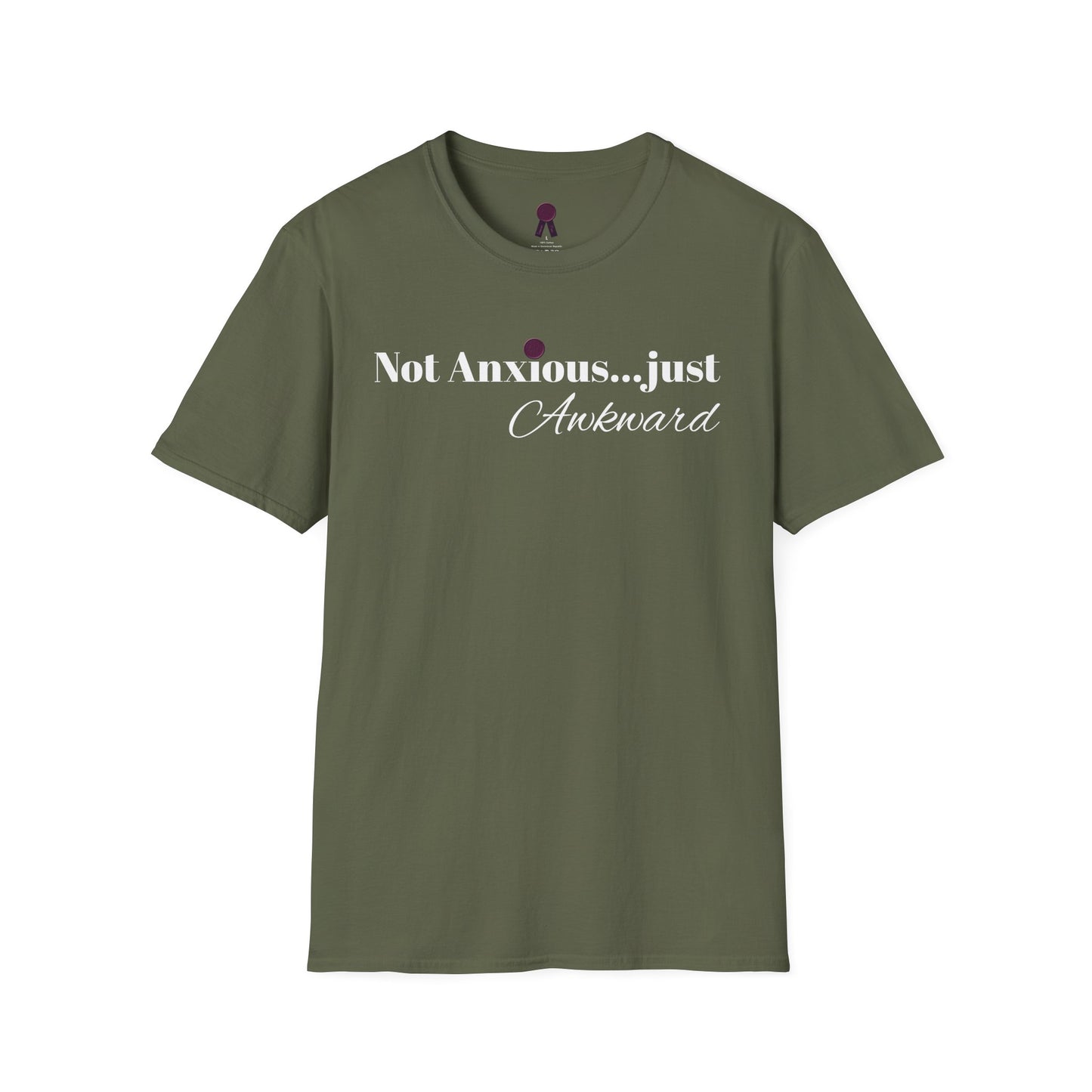 "Not Anxious...just Awkward" Unisex Softstyle T-Shirt - Casual Tee