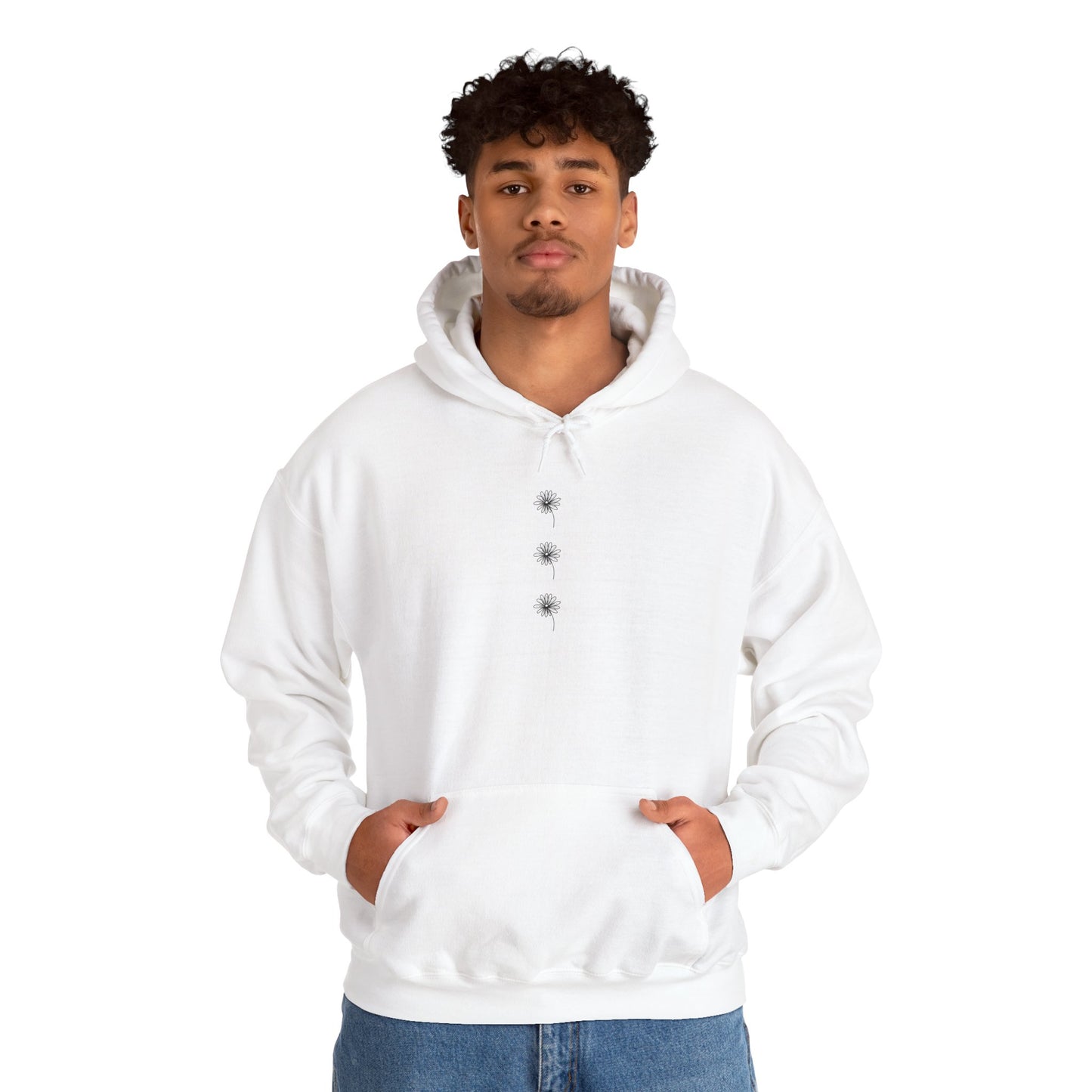 White Daisy Hoodie - Old Wounds and Forever Afters Merch