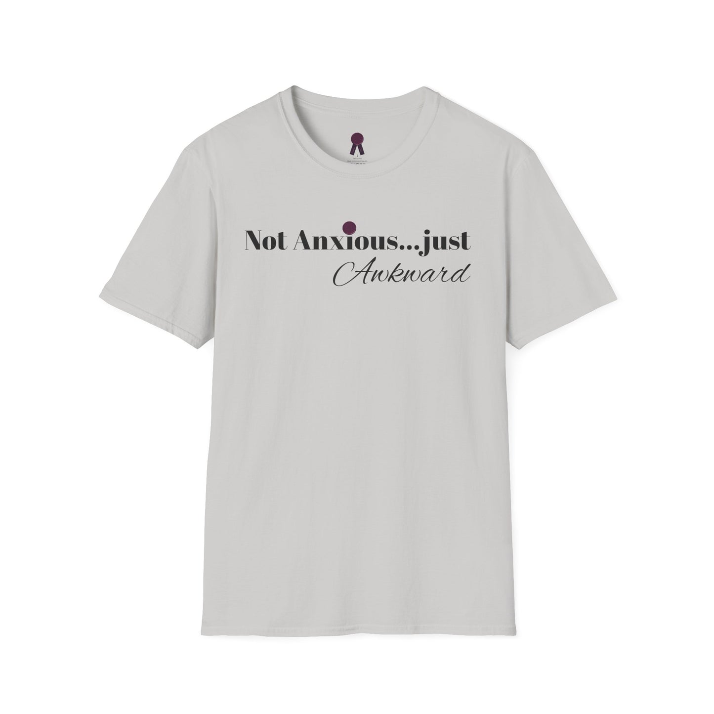 "Not Anxious...just Awkward" Unisex Softstyle T-Shirt - Casual Tee