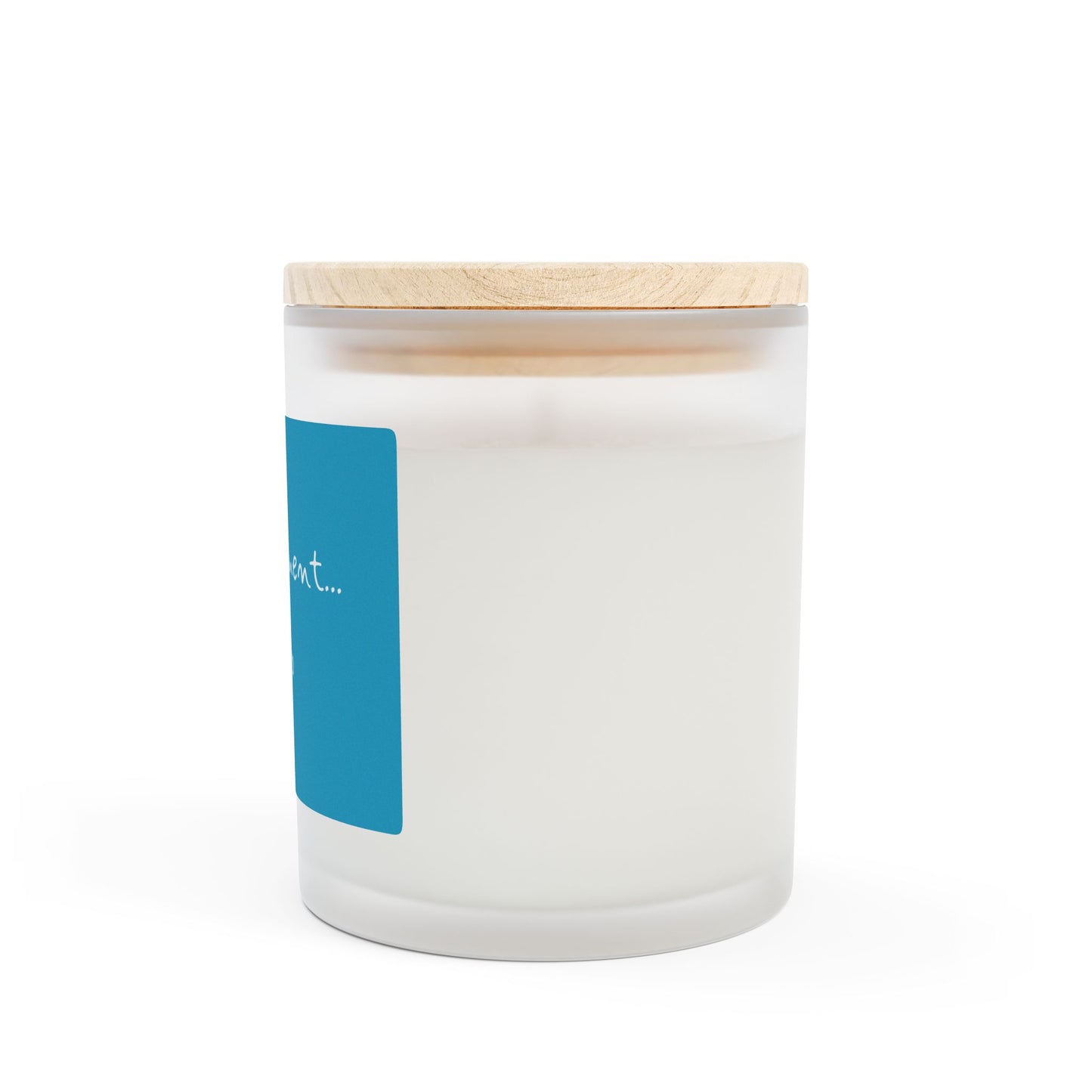 'Take a moment...or two' Frosted Glass Candle - 11oz - Perfect for Mindful Moments and Gift-Giving