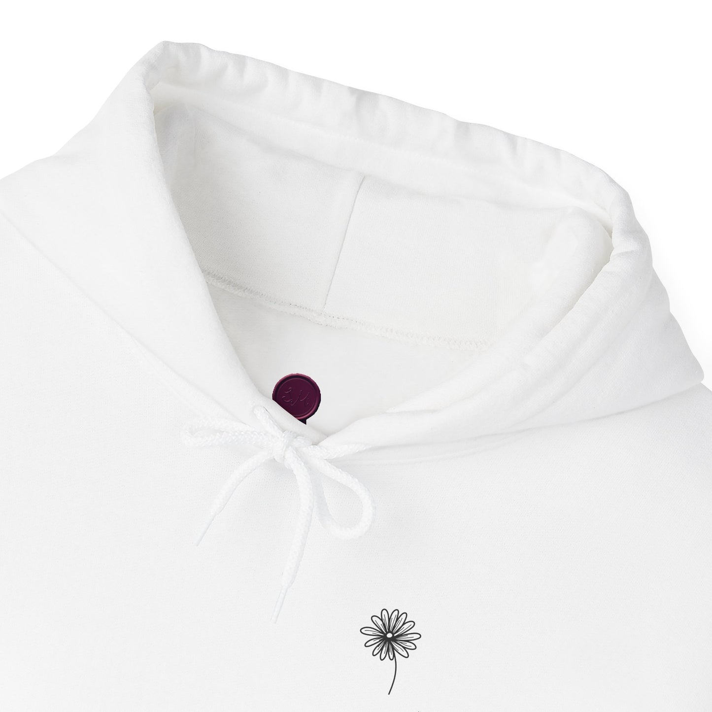 White Daisy Hoodie - Old Wounds and Forever Afters Merch