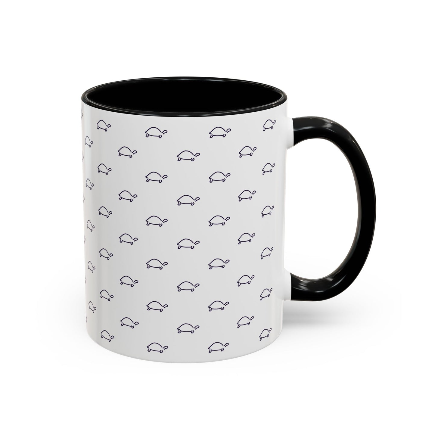 Cute Dark Purple Tortoise Accent Coffee and tea Mug