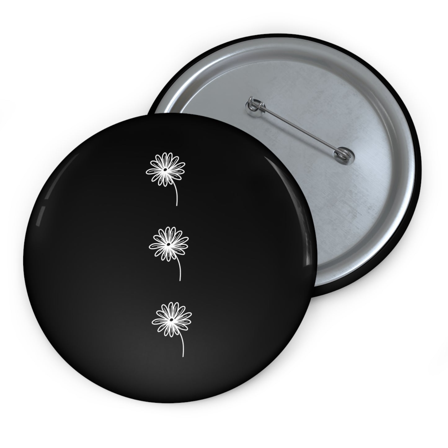 Black Pin Button - Old Wounds and Forever Afters Merch