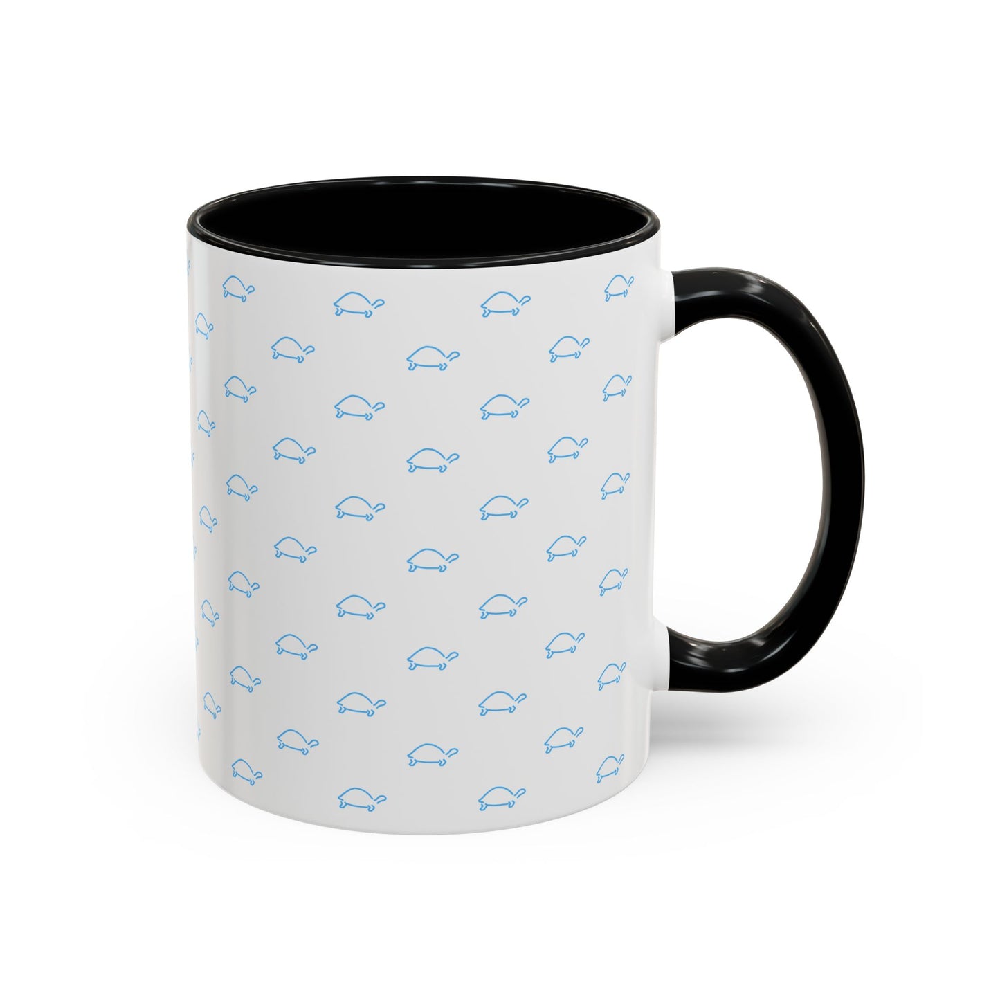 Cute Blue Tortoise Accent Coffee and tea Mug