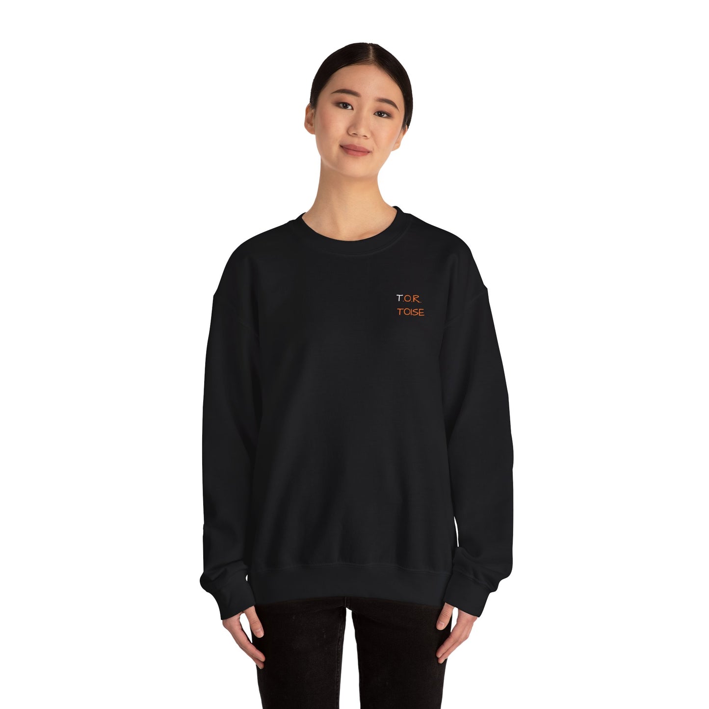 Cozy Unisex Crewneck Sweatshirt - Minimalist Tortoise Design