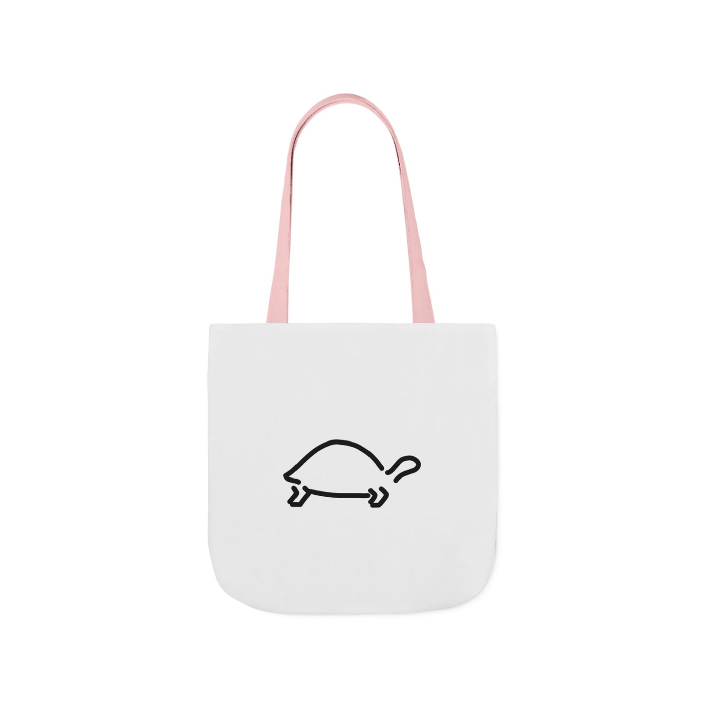 Cute Tortoise Canvas Tote Bag with 5-Color Straps - T.O.R. Toise Design