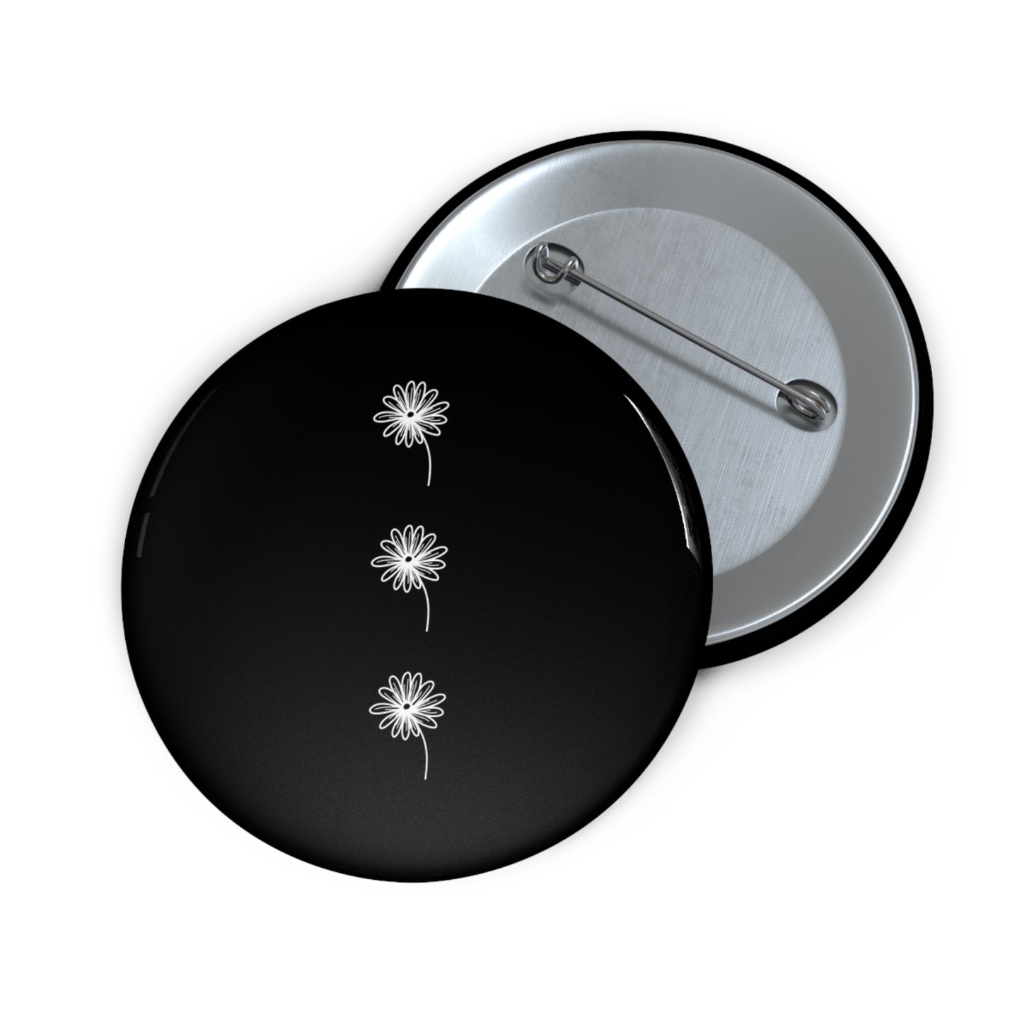 Black Pin Button - Old Wounds and Forever Afters Merch