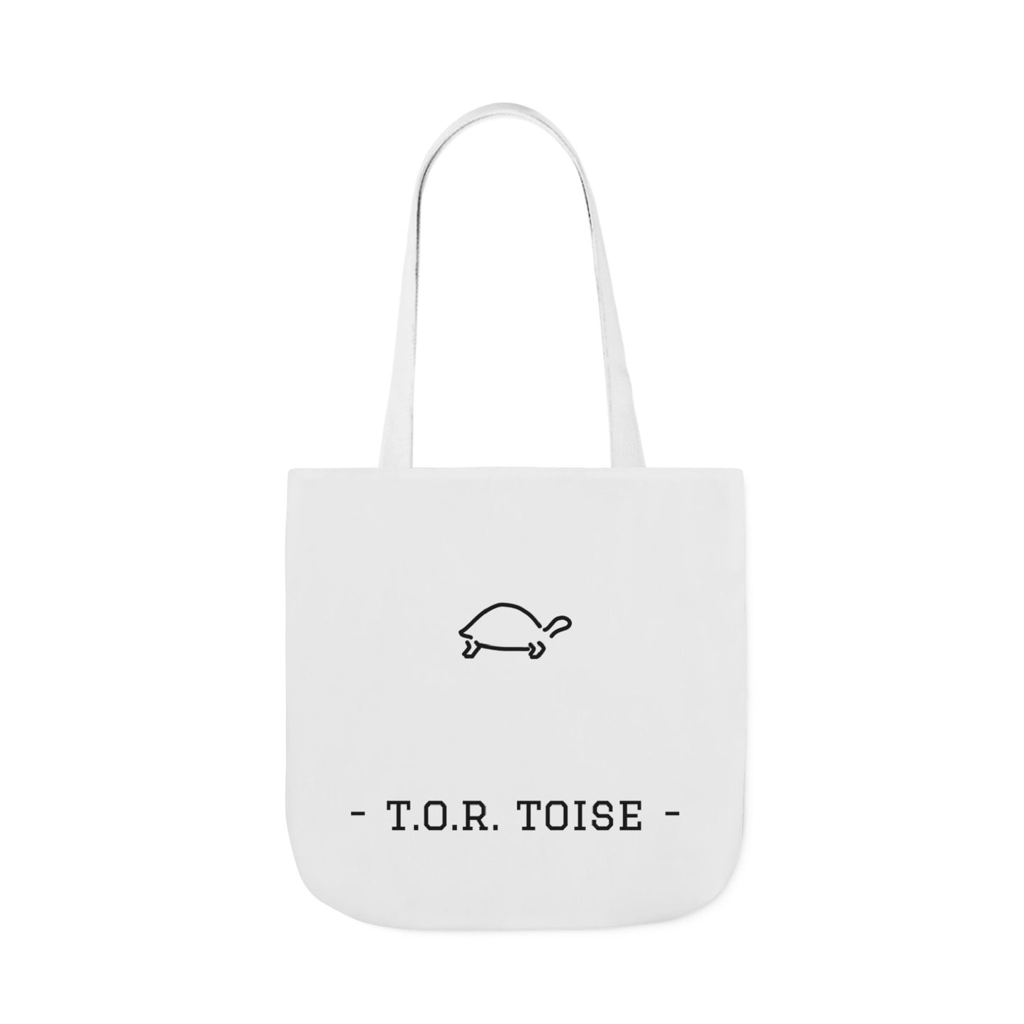 Cute Tortoise Canvas Tote Bag with 5-Color Straps - T.O.R. Toise Design