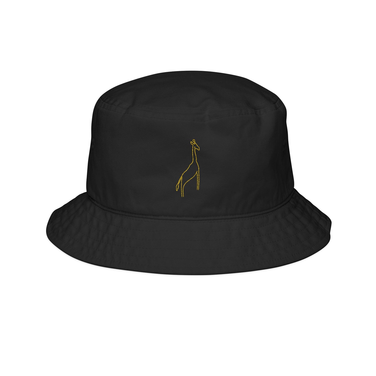 Yellow G.I. Raffe Embroidered Bucket Hat, Stylish Summer Accessory, Beachwear Gift, Fashionable Sun Hat, Festival Headwear, Casual Outdoor Hat