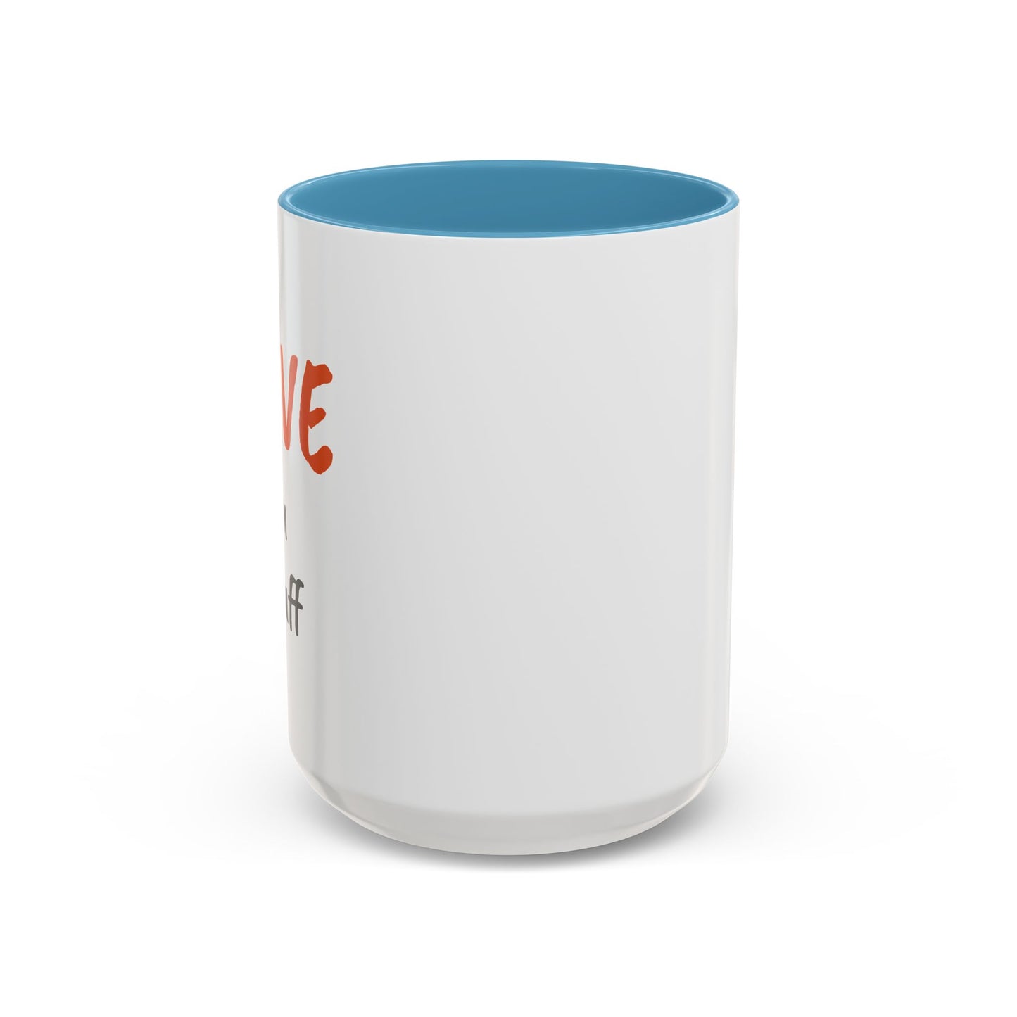 "Love 'n Stuff" Accent Coffee Mug | Cute Quote Mug for Home & Office