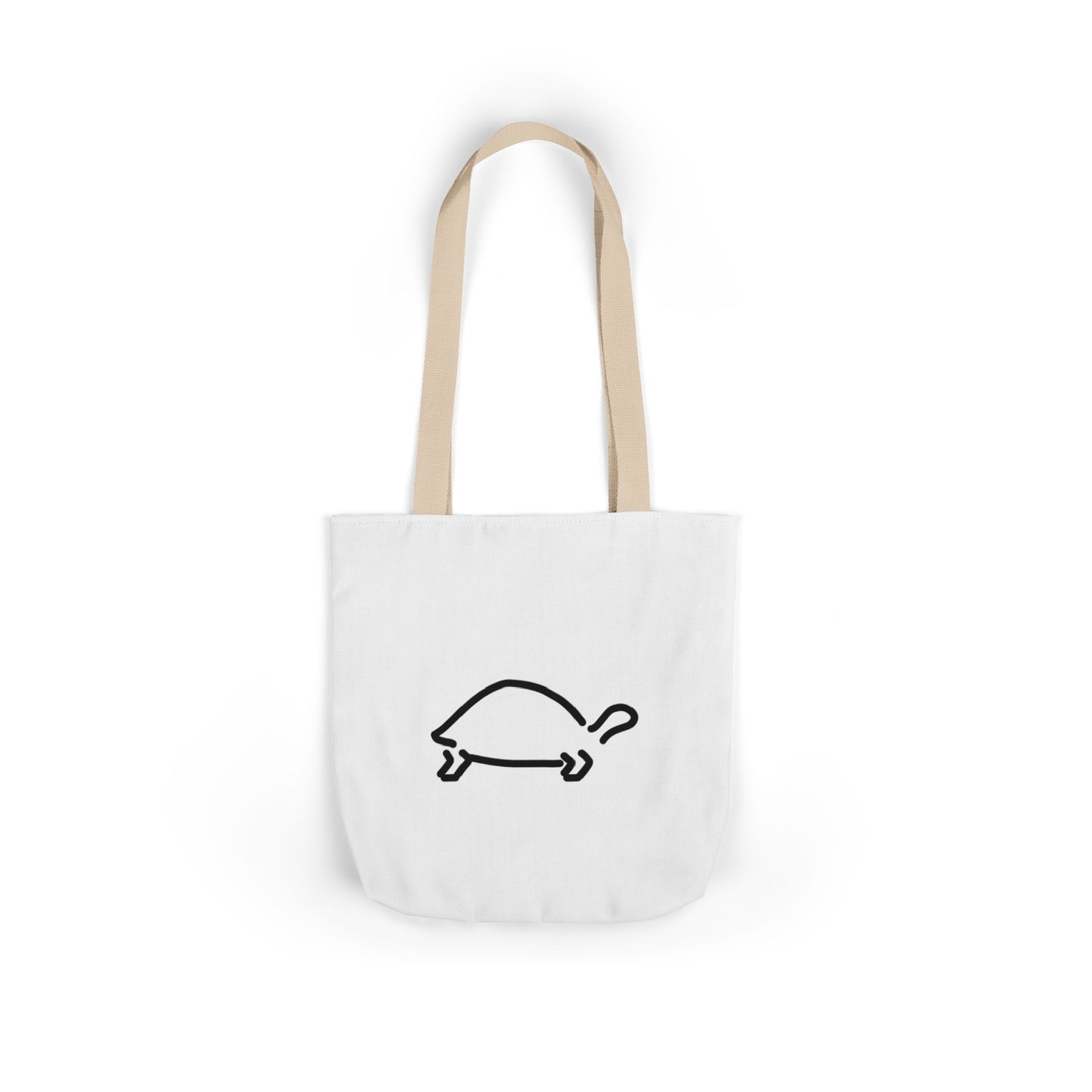 Inspirational Canvas Tote Bag with 5-Color Straps - Perfect for Everyday Use