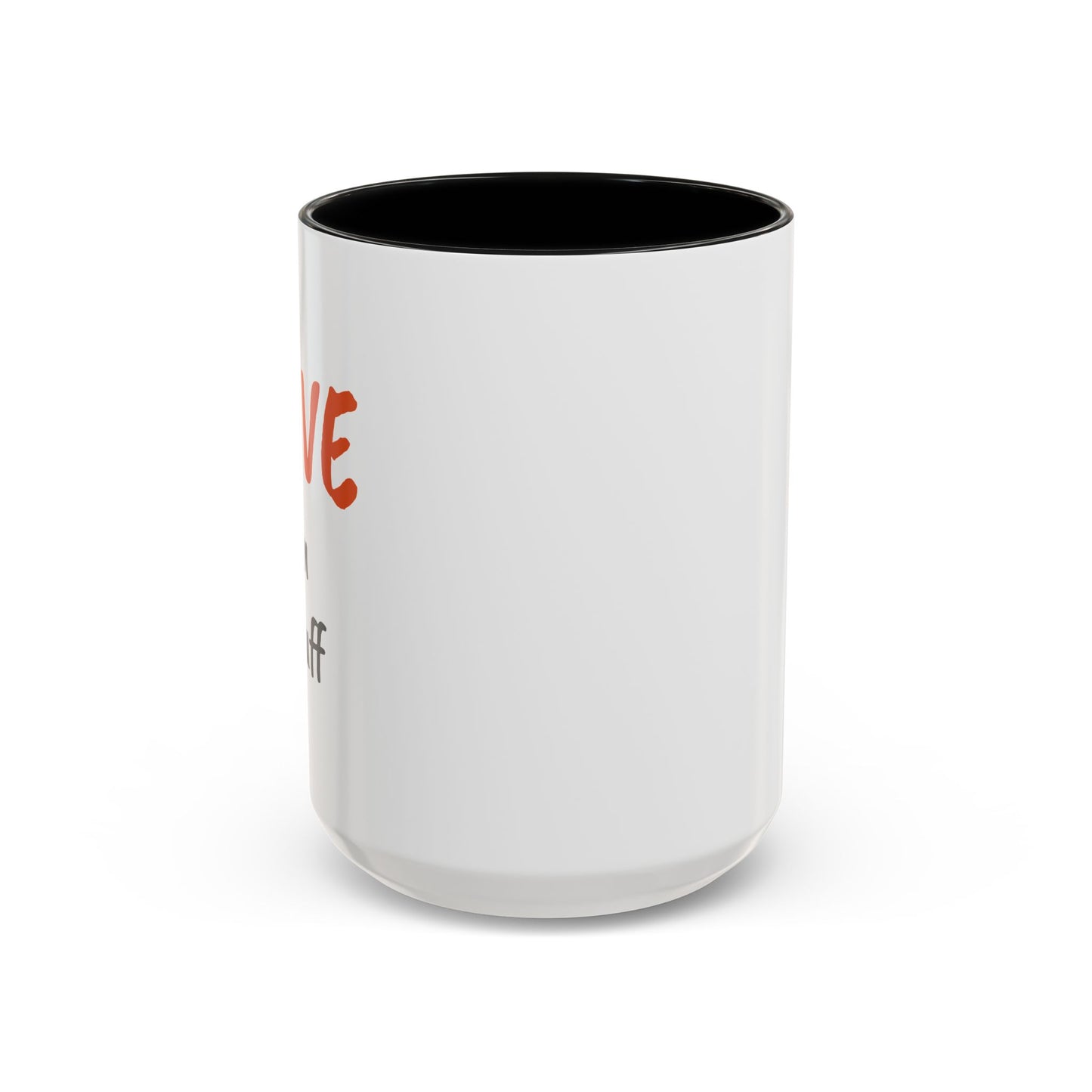 "Love 'n Stuff" Accent Coffee Mug | Cute Quote Mug for Home & Office