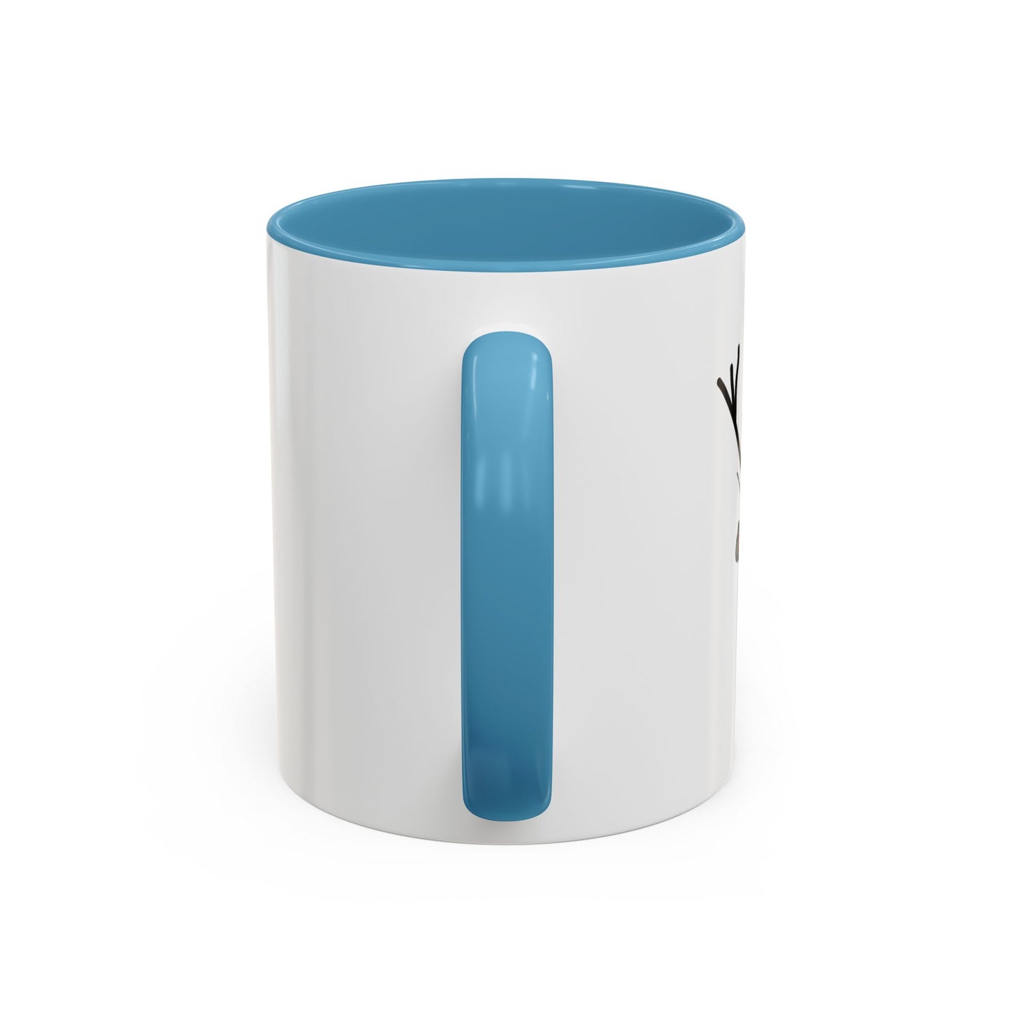 Reindeer Coffee Mug — Cute Minimal Holiday Accent Mug (11oz)