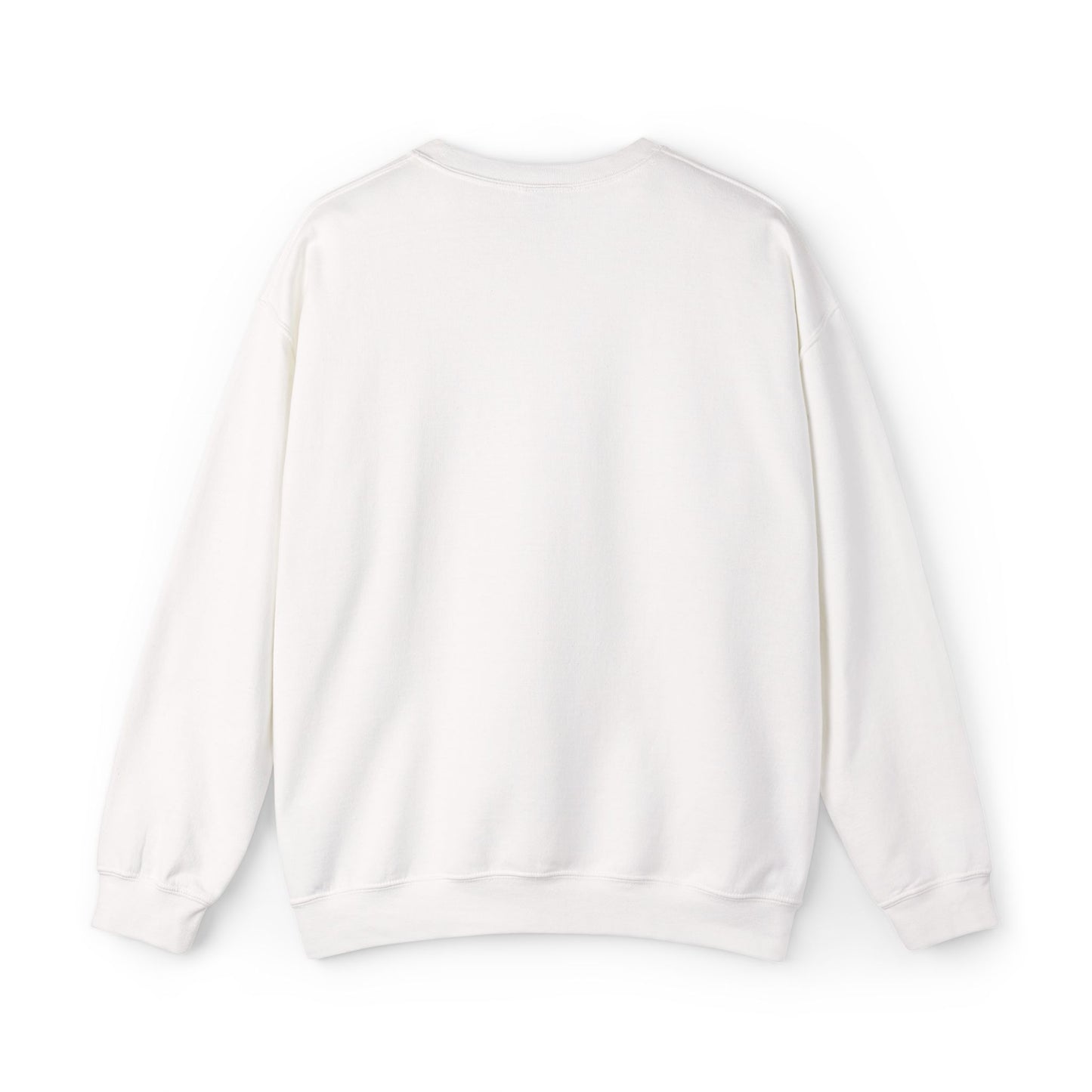 Embroidered Christmas Reindeer Minimalist Crewneck Sweatshirt