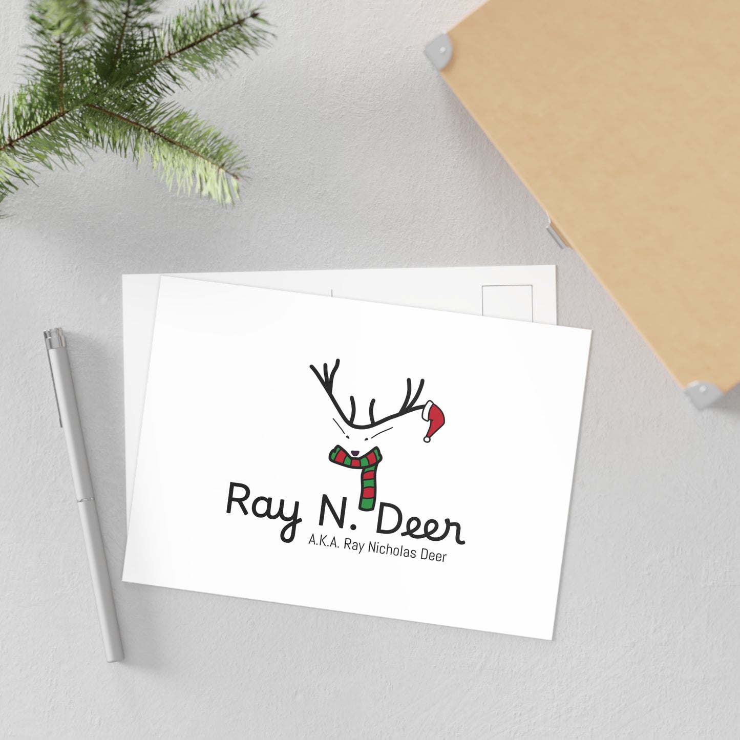 Ray N. Deer Christmas Postcards – Festive Fine Art Holiday Cards (Ray Nicholas Deer)