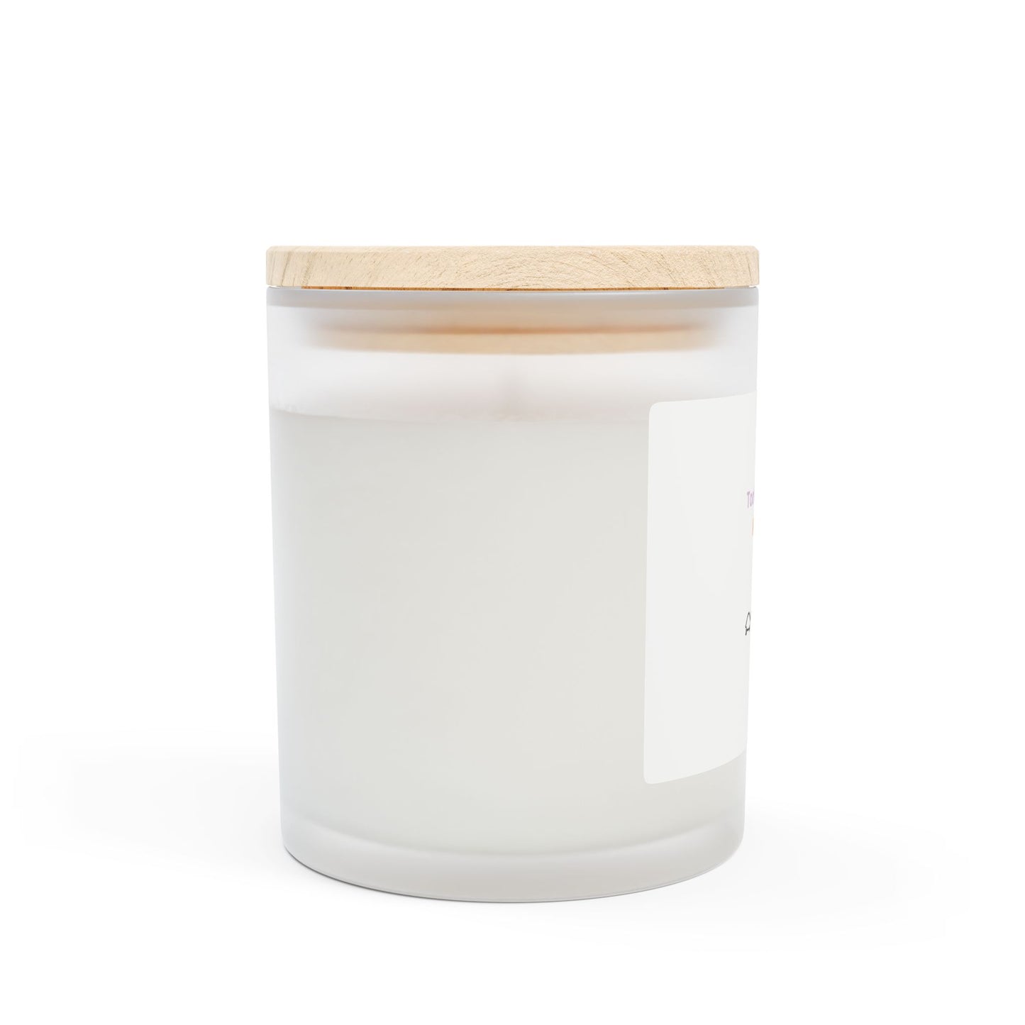 Turtle Love Frosted Glass Candle - Cozy Home Decor