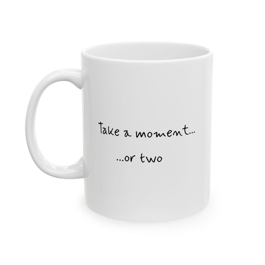 Thoughtful Ceramic Coffee Mug – Inspirational Gift for Coffee Lovers, Unique Tea Cup, Motivational Drinkware, Fun Home Decor, Birthdays