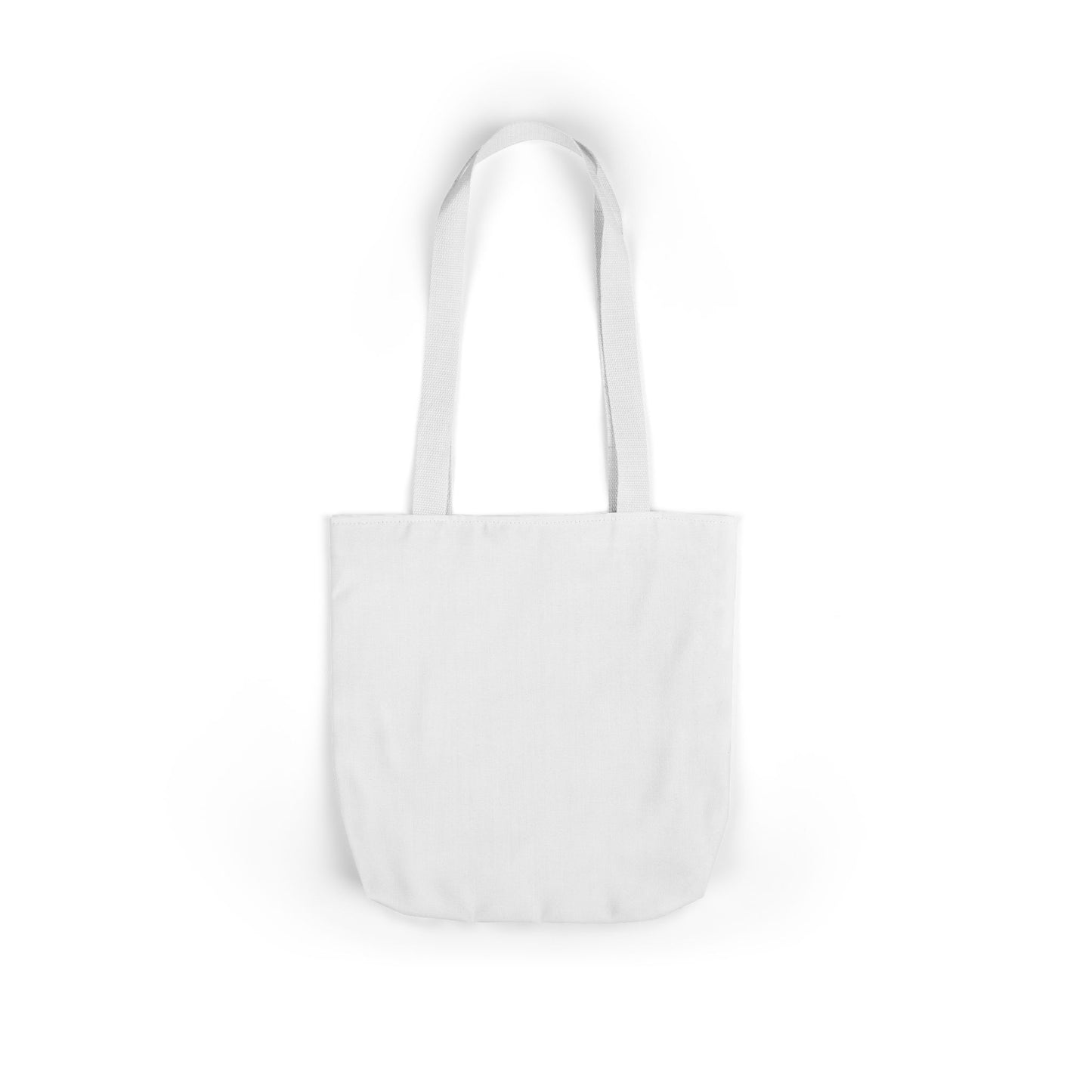 Canvas Tote - Minimal Christmas Reindeer with Scarf & Santa Hat