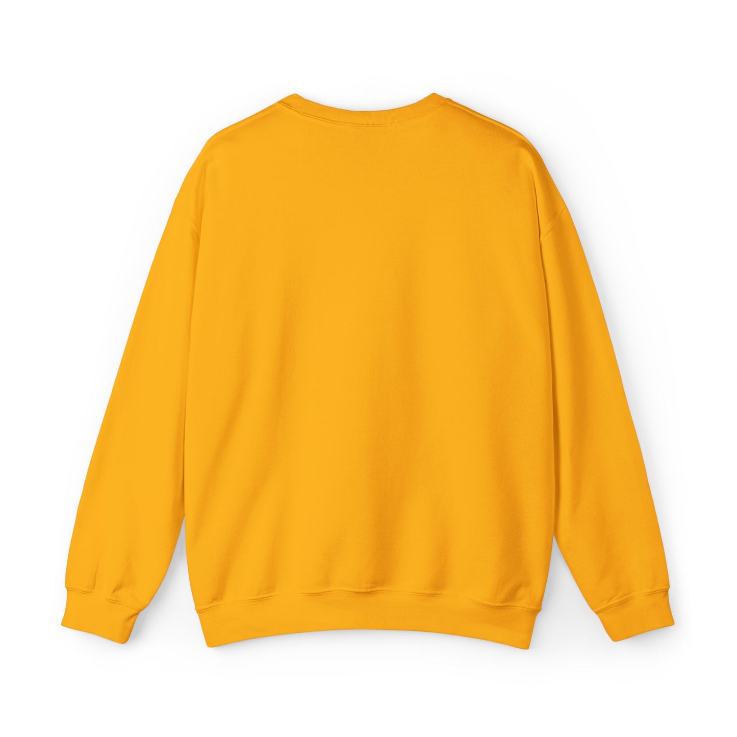 Crewneck Sweatshirt — Minimal Reindeer Pocket Embroidery, Cute Christmas Holiday Pullover