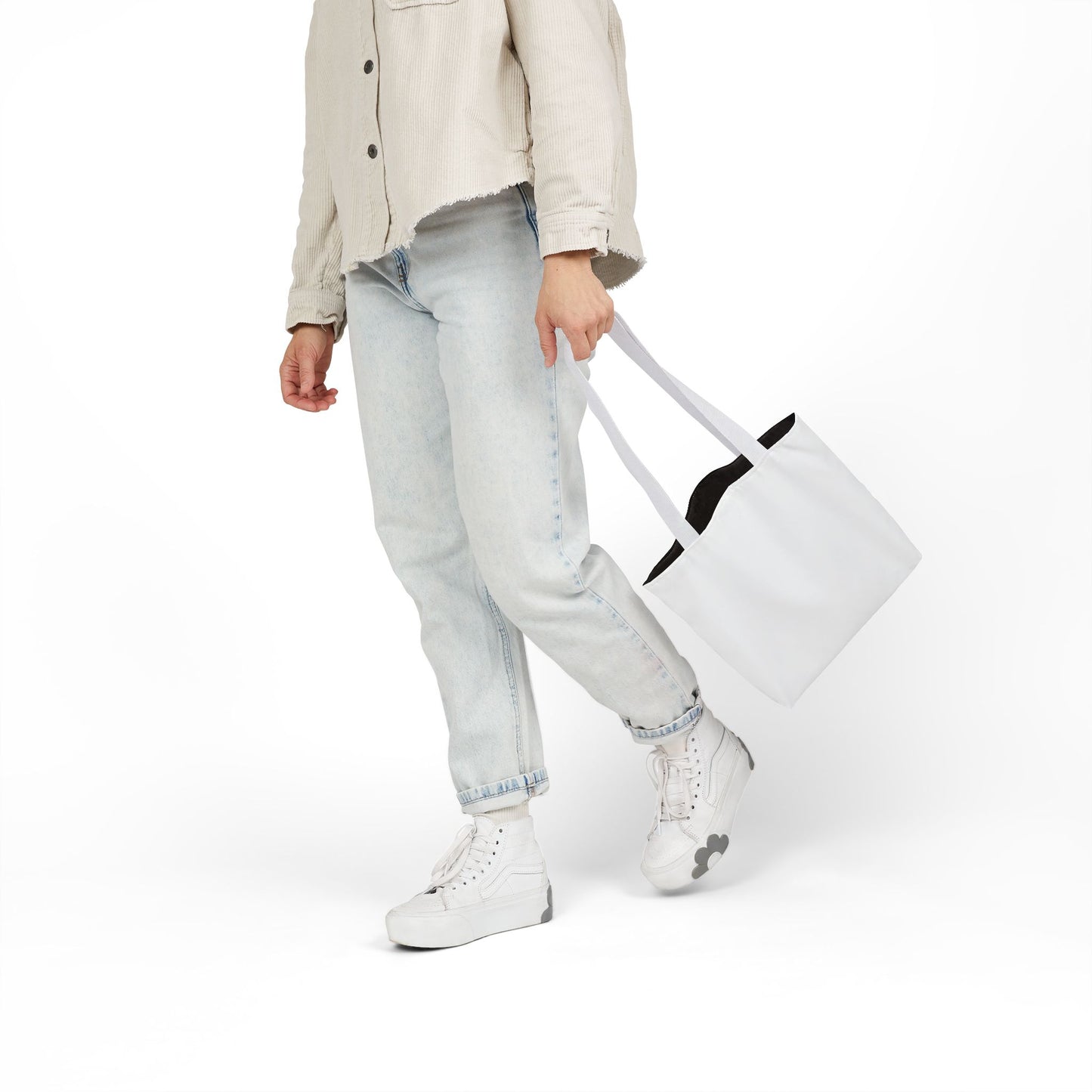 Love 'n Stuff Canvas Tote Bag with 5 Color Straps