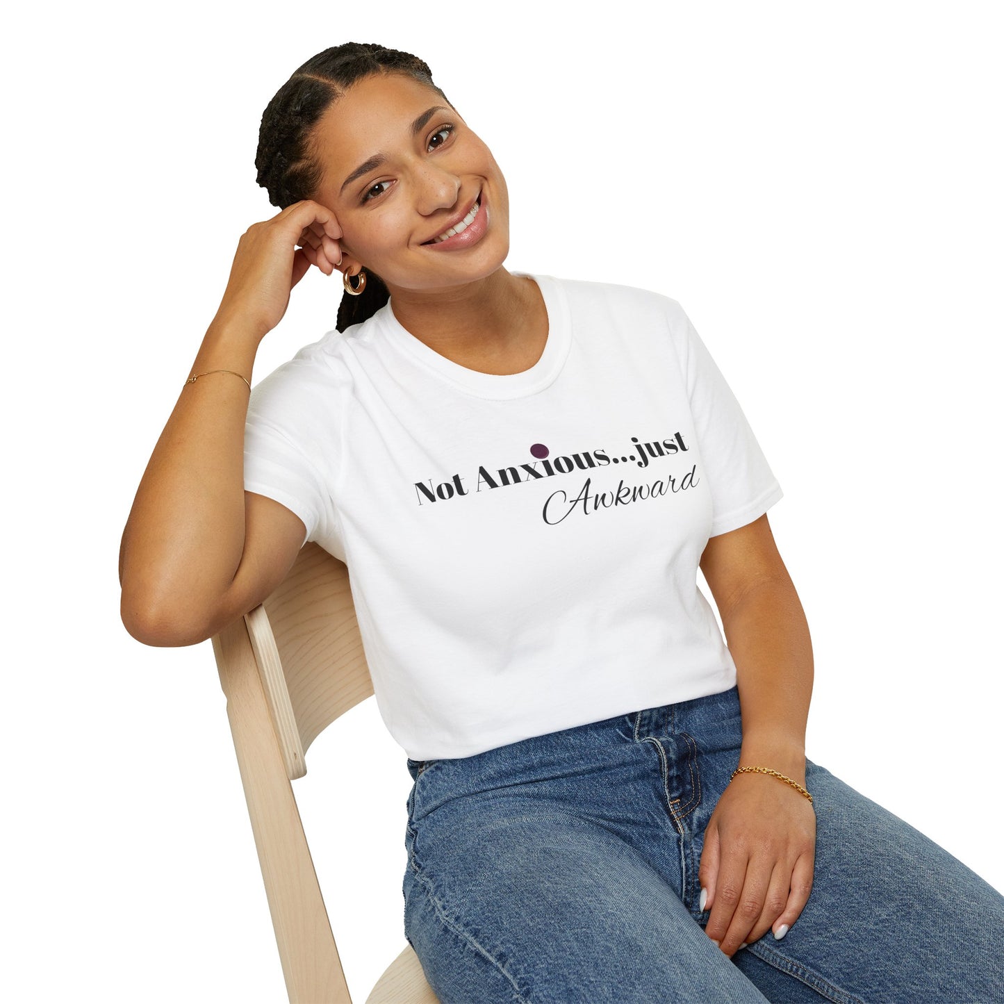 "Not Anxious...just Awkward" Unisex Softstyle T-Shirt - Casual Tee