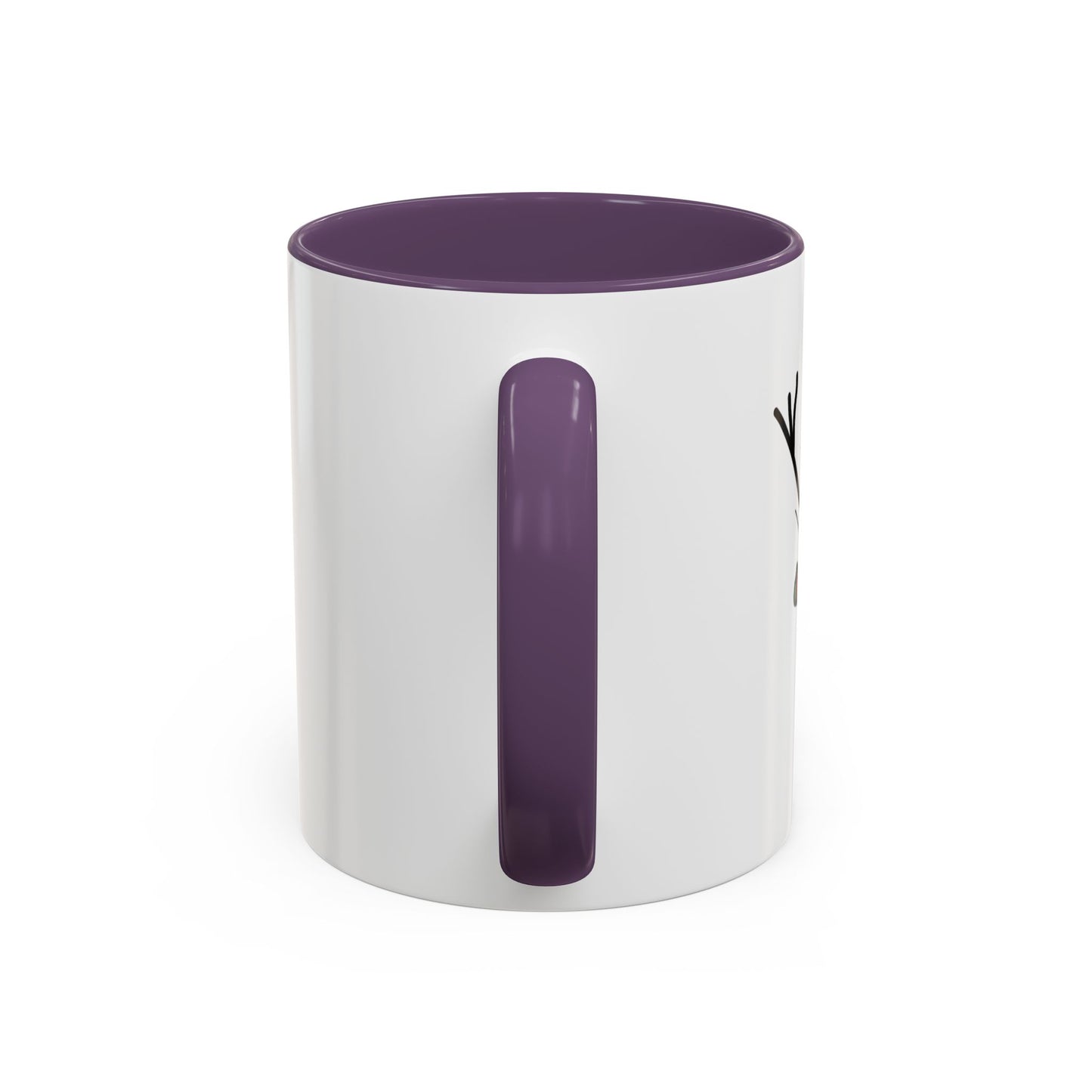 Reindeer Coffee Mug — Cute Minimal Holiday Accent Mug (11oz)