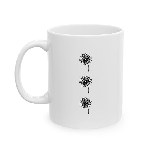 White Mug- Old Wounds and Forever Afters Merch