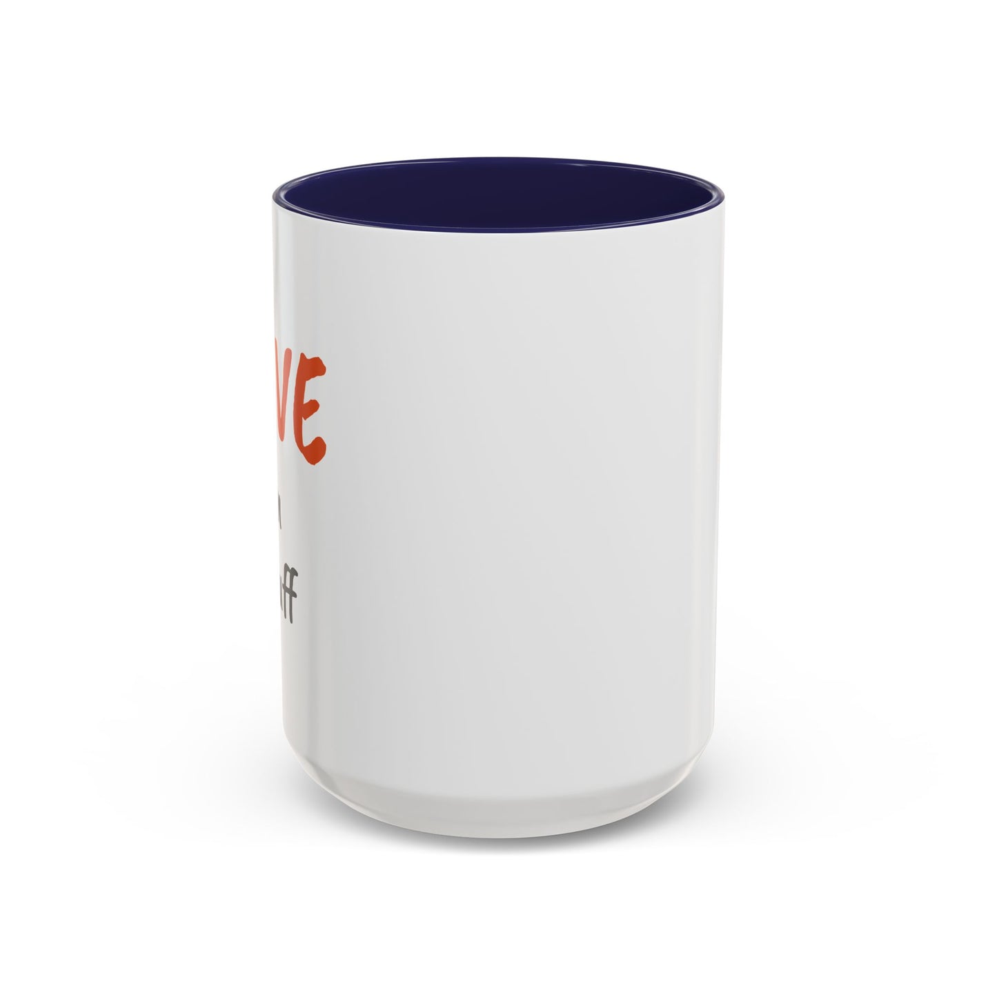 "Love 'n Stuff" Accent Coffee Mug | Cute Quote Mug for Home & Office