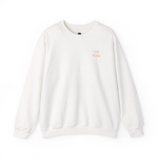 Cozy Unisex Crewneck Sweatshirt - Minimalist Tortoise Design