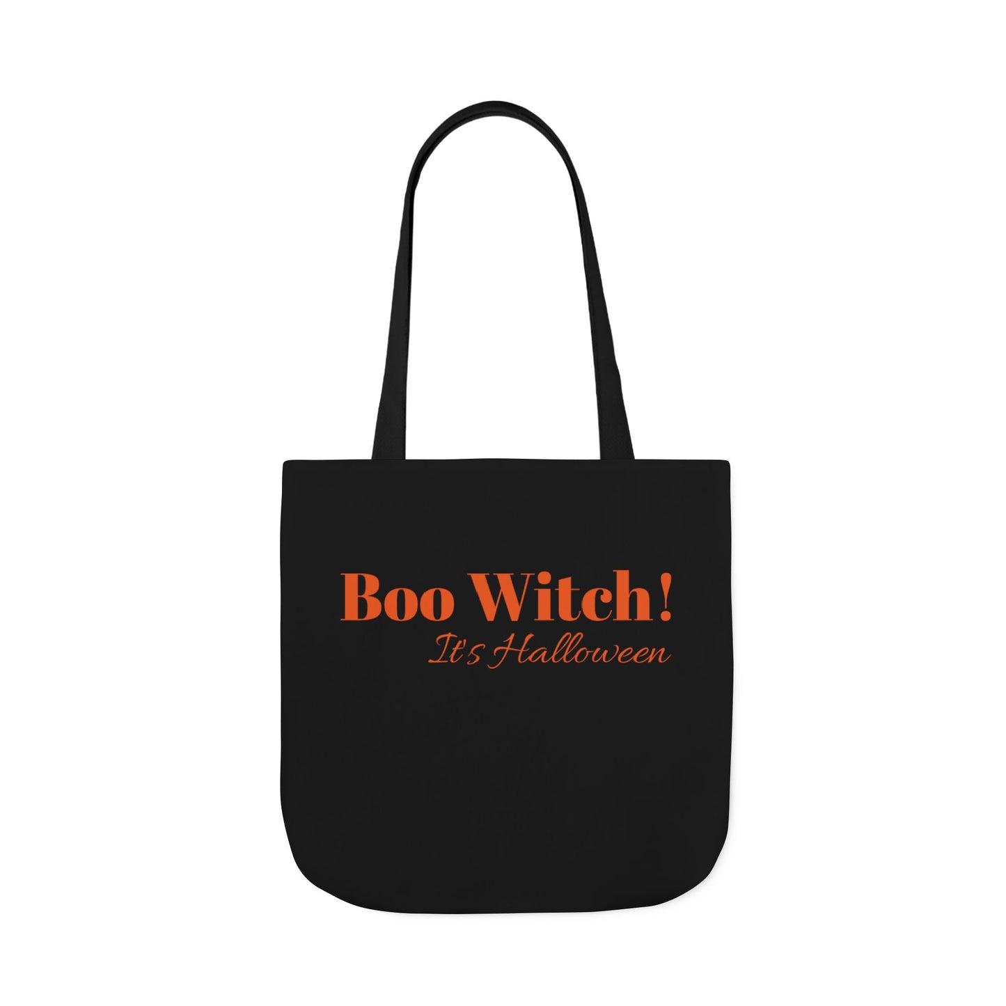 "Boo Witch! It's Halloween" Canvas Tote Bag - Perfect for Everyday Use