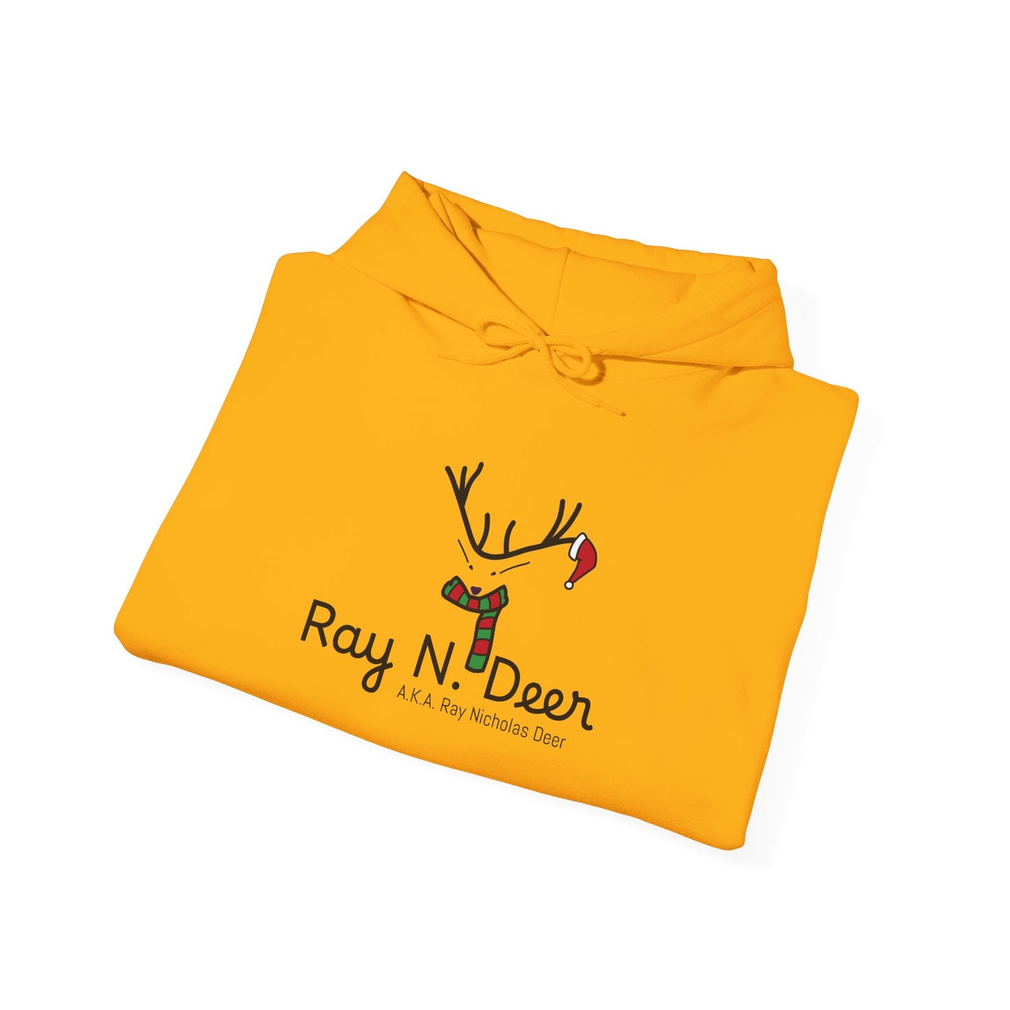 Ray N. Deer Christmas Hoodie — Cute Reindeer Holiday Sweatshirt