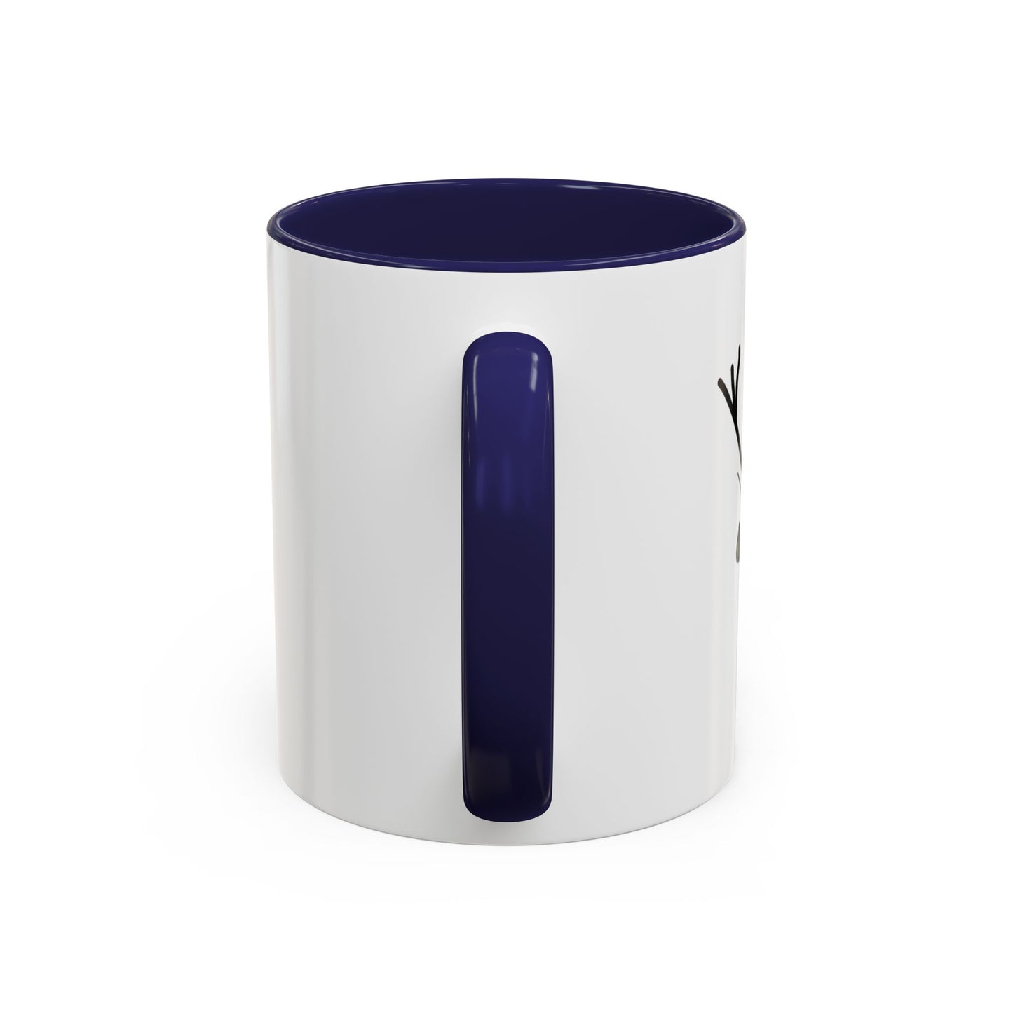 Reindeer Coffee Mug — Cute Minimal Holiday Accent Mug (11oz)